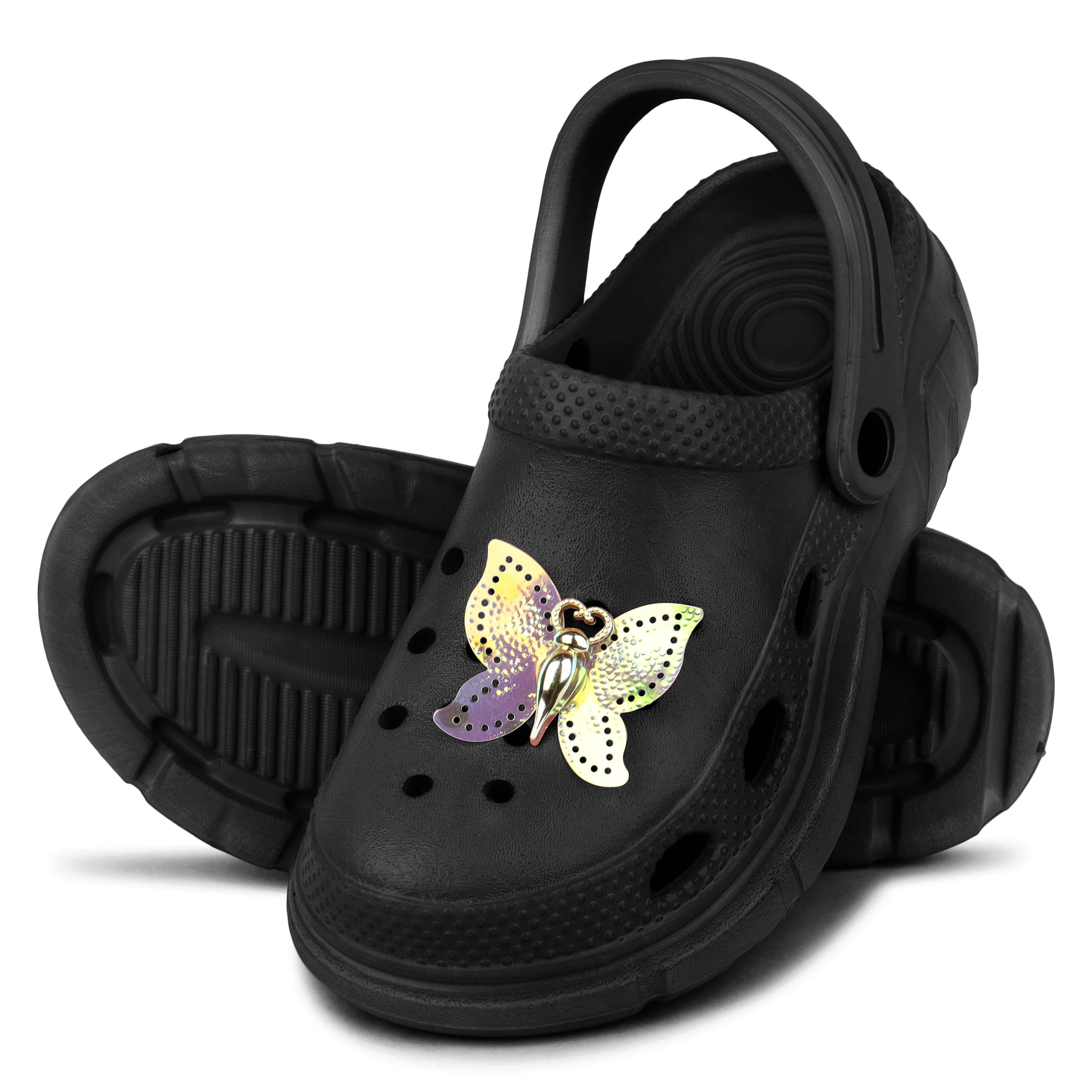     			PENNEN Black Women's Floater Sandals