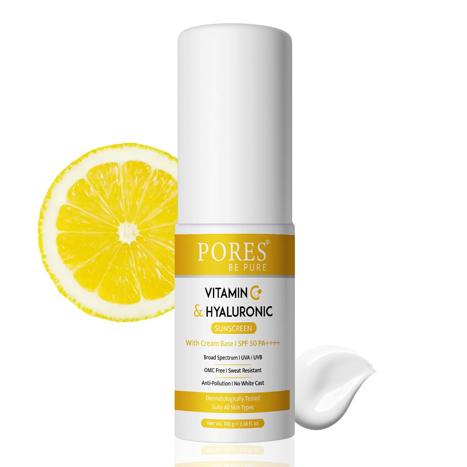     			PORES Be Pure SPF 50 Sunscreen Cream For All Skin Type ( Pack of 1 )