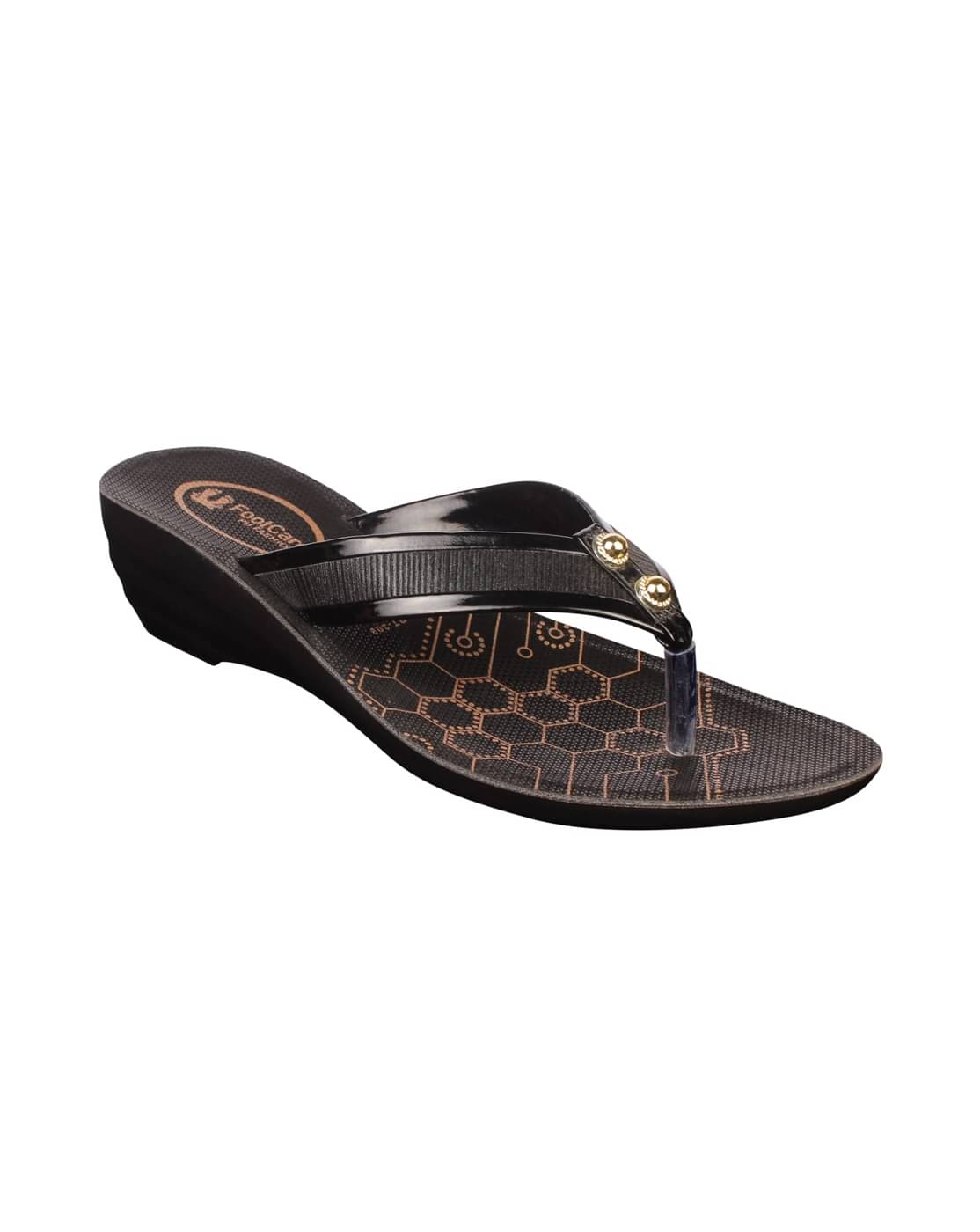     			PU RUDRA Black Women's Flats