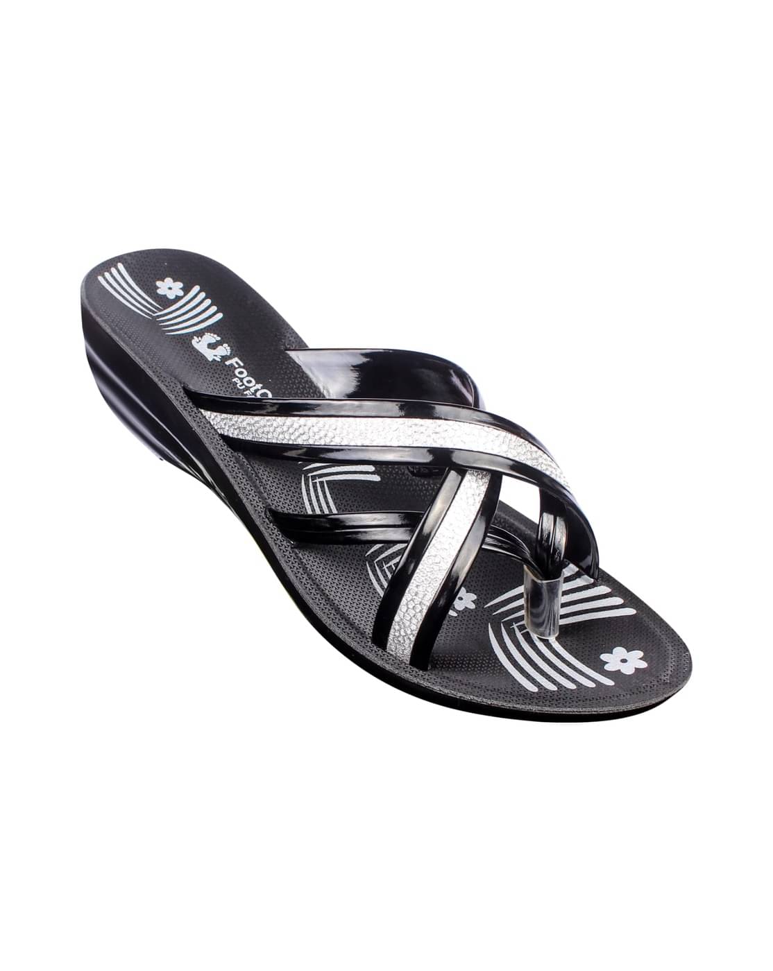     			PU RUDRA Black Women's Flats