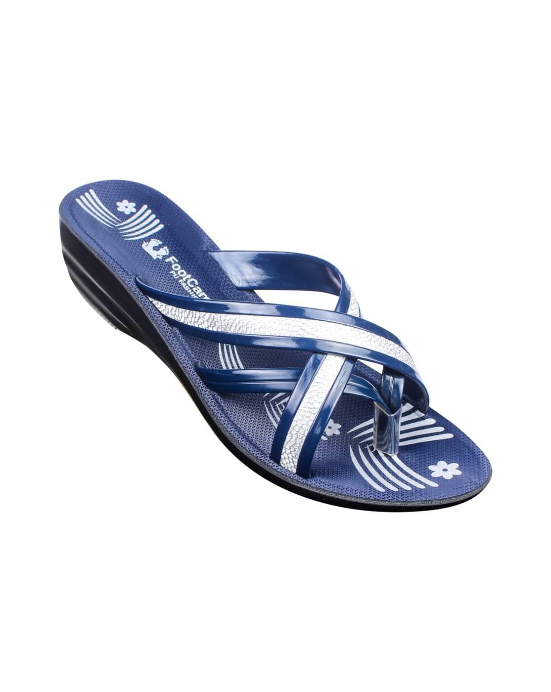     			PU RUDRA Blue Women's Flats