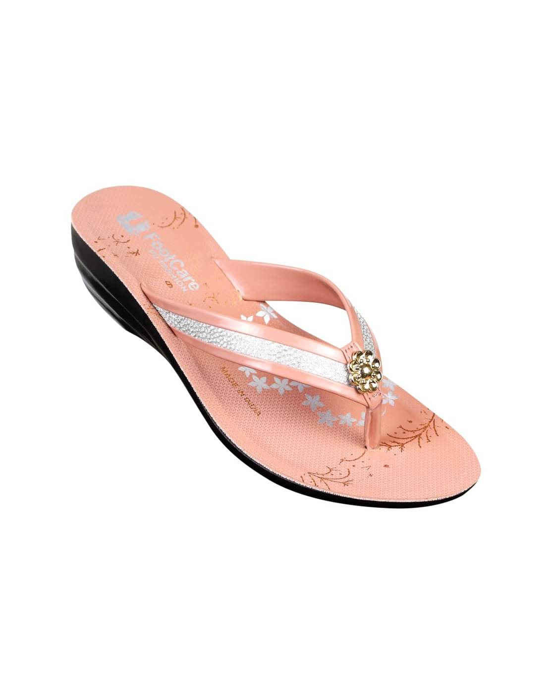     			PU RUDRA PeachPuff Women's Flats