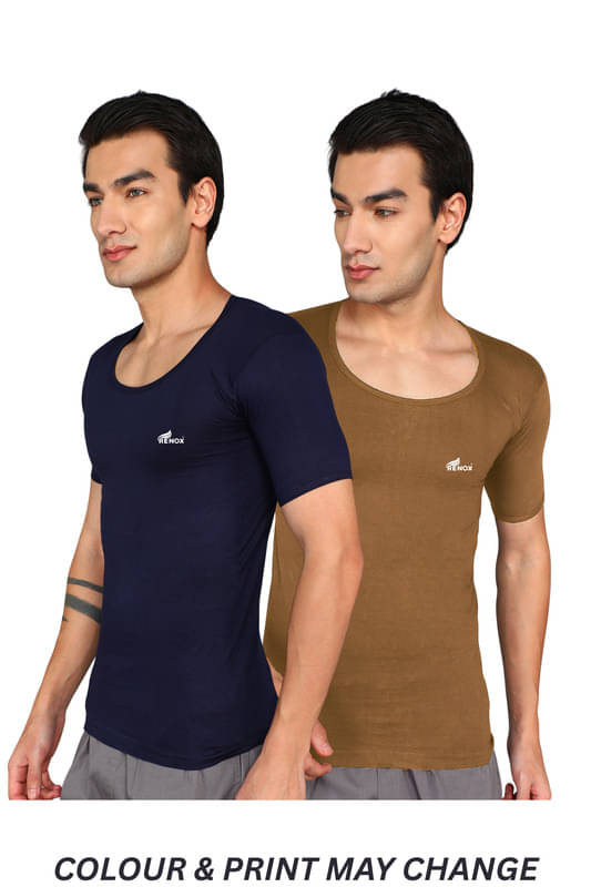Renox Pack of 2 Cotton Tank For Men ( Multicolor ) Renox Pack of 2 Cotton Tank For Men ( Multicolor )