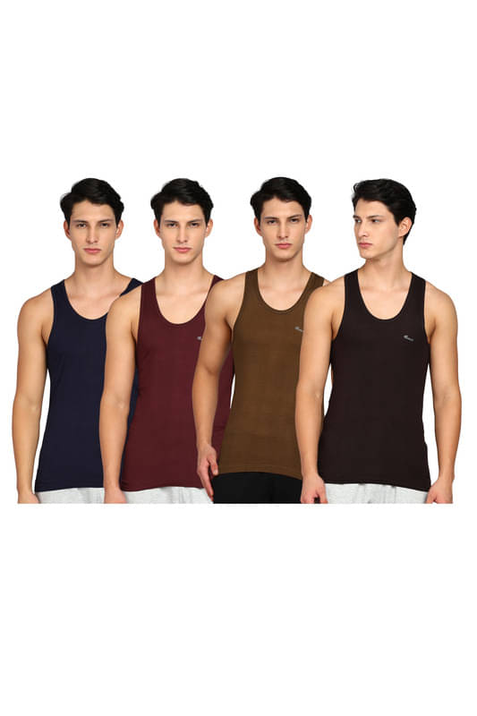 Renox Pack of 4 Cotton Tank For Men ( Multicolor ) Renox Pack of 4 Cotton Tank For Men ( Multicolor )