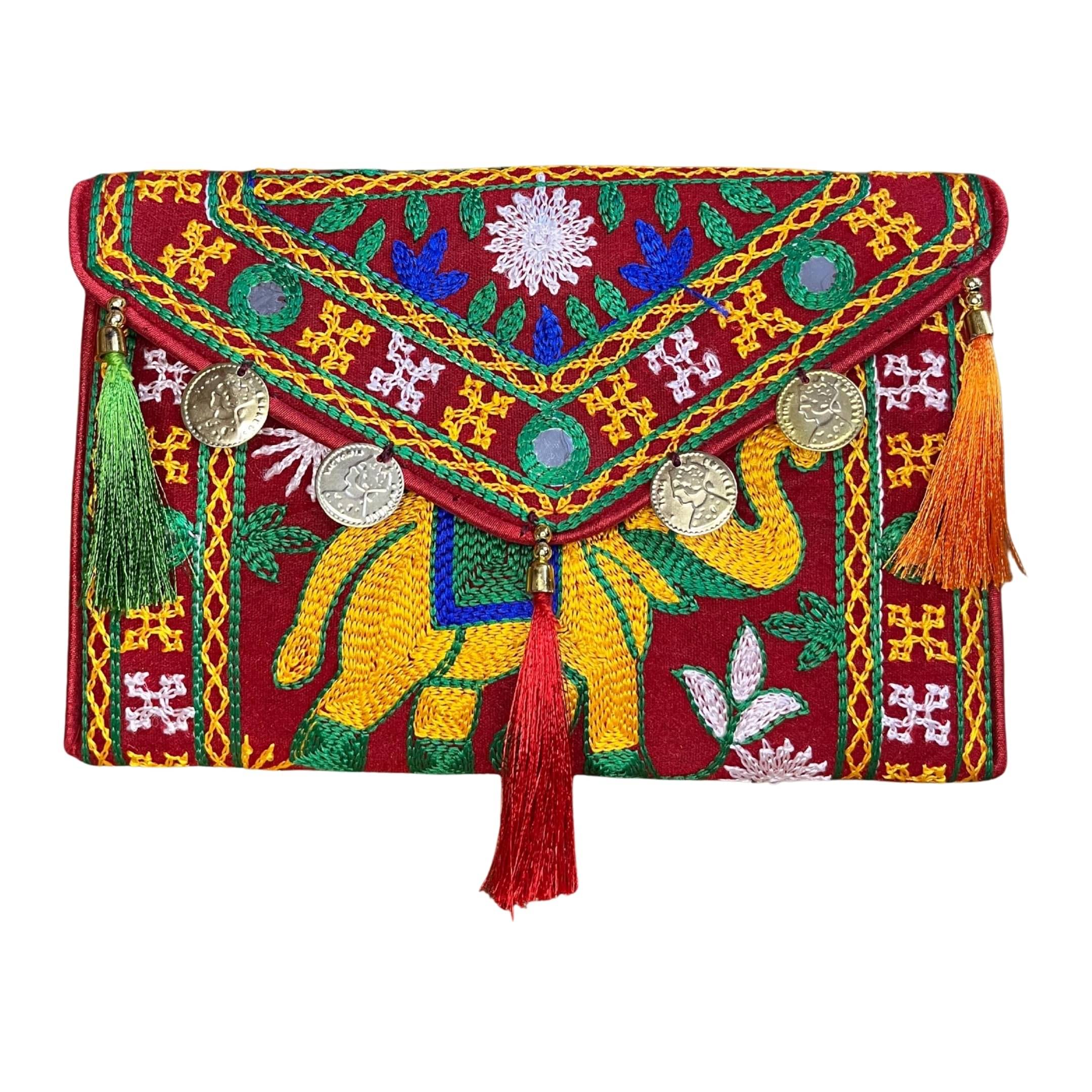     			SUTLIYAN Tote Bag Fabric Set of 1 ( Red )