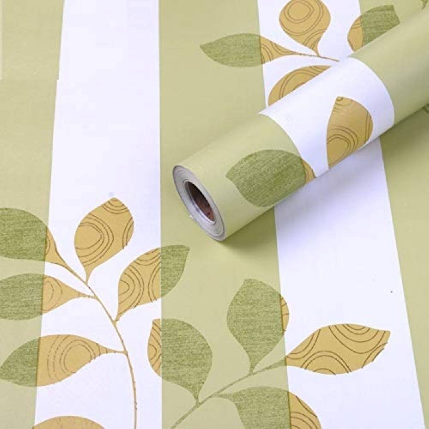    			Upgrade Time Floral Self-Adhesive Wallpaper (45x500 cm) ? PVC Peel & Stick Wall Decal for