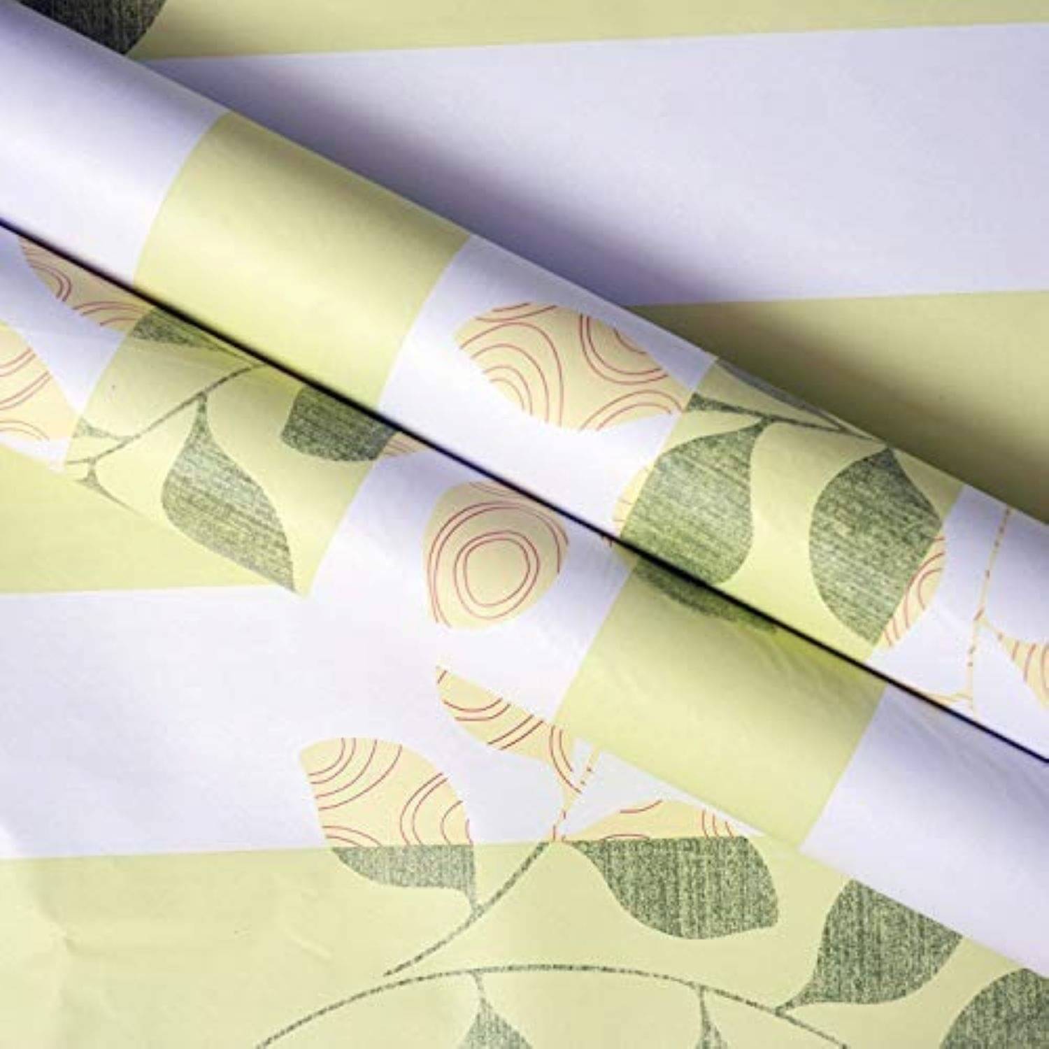 Upgrade Time Floral Self-Adhesive Wallpaper (45x500 cm) ? PVC Peel & Stick Wall Decal for     			Upgrade Time Floral Self-Adhesive Wallpaper (45x500 cm) ? PVC Peel & Stick Wall Decal for