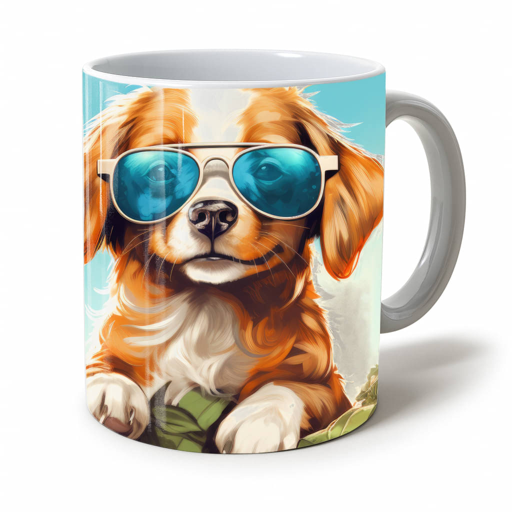 Vihaan Fashions Dog Printed Mug Animal Ceramic Coffee Mug 330 mL ( Pack of 1 ) Vihaan Fashions Dog Printed Mug Animal Ceramic Coffee Mug 330 mL ( Pack of 1 )