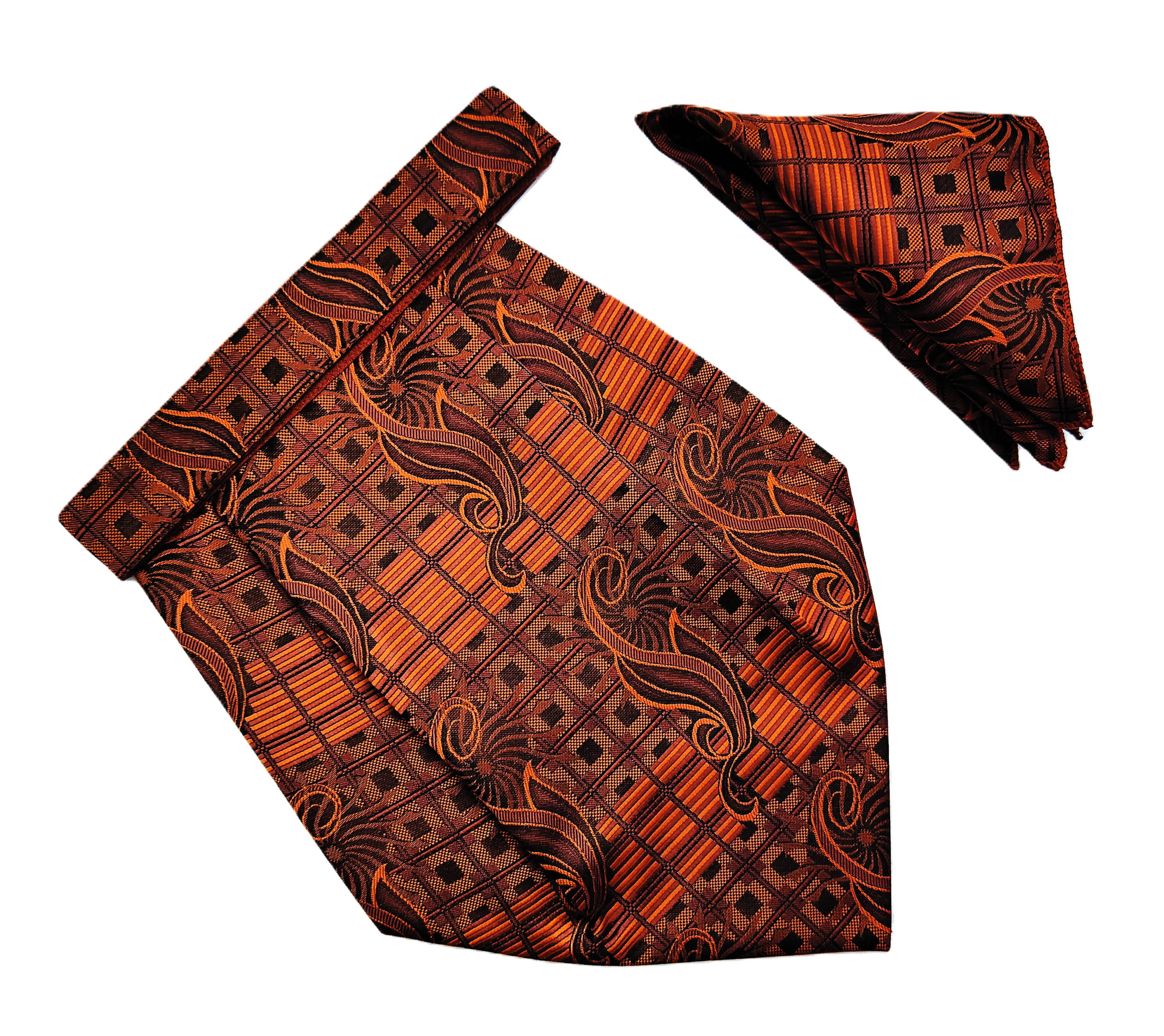 Voici Orange Paisley Micro Fiber Combo     			Voici Orange Paisley Micro Fiber Combo