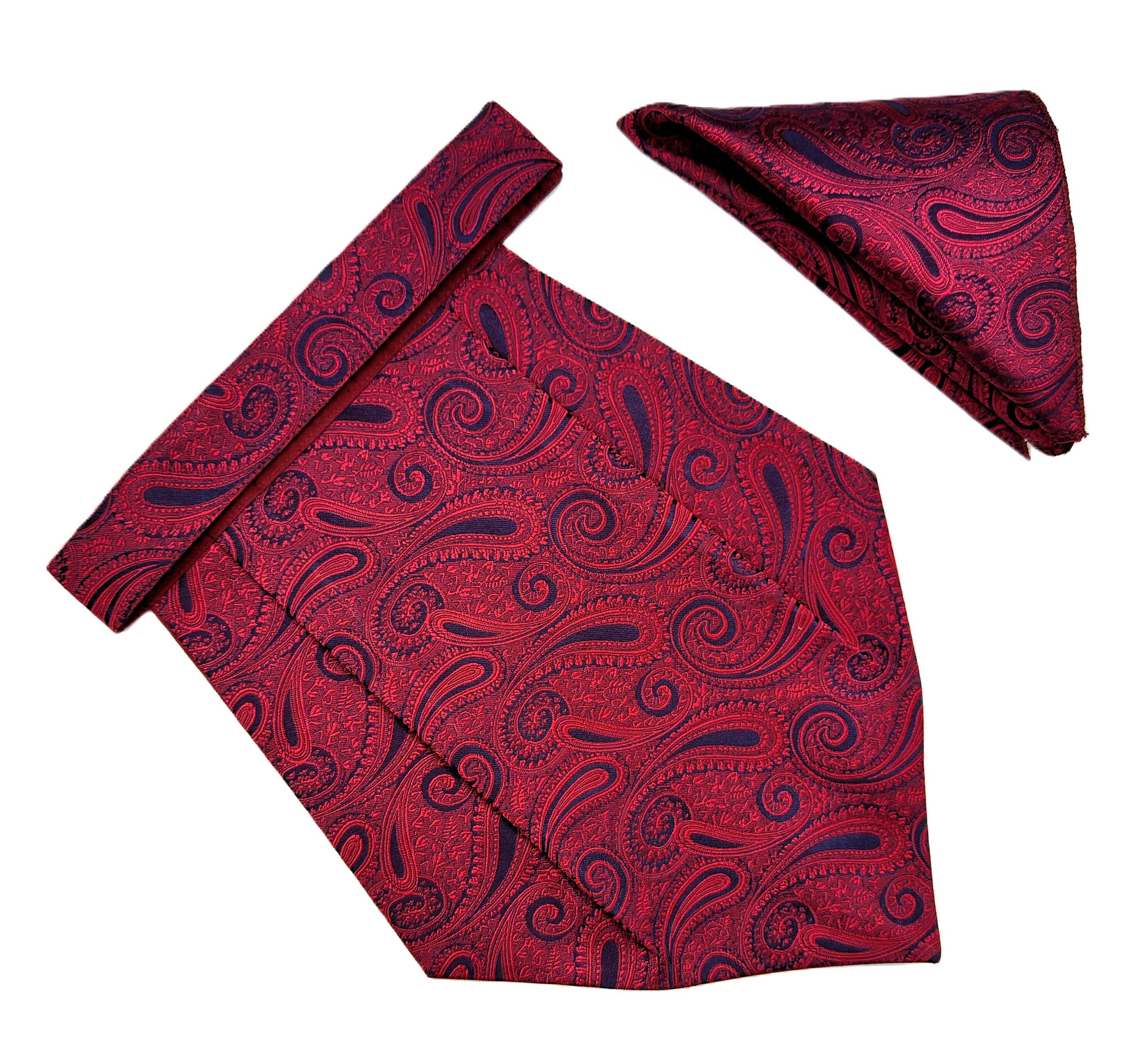 Voici Red Paisley Micro Fiber Combo     			Voici Red Paisley Micro Fiber Combo