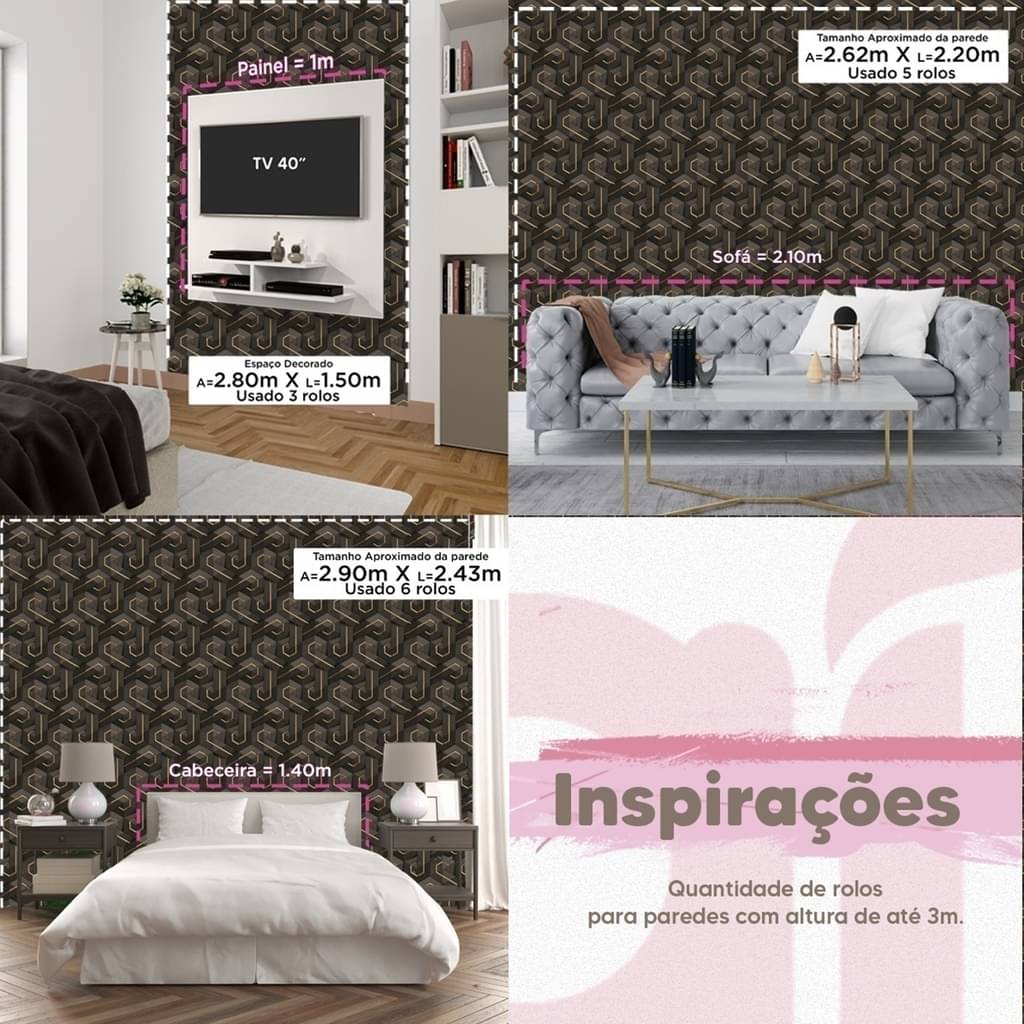 ZAPPYPOP Black & Gold Geometric Self Adhesive Wallpaper – 45 x 500 cm (Pack of 1) ZAPPYPOP Black & Gold Geometric Self Adhesive Wallpaper – 45 x 500 cm (Pack of 1)