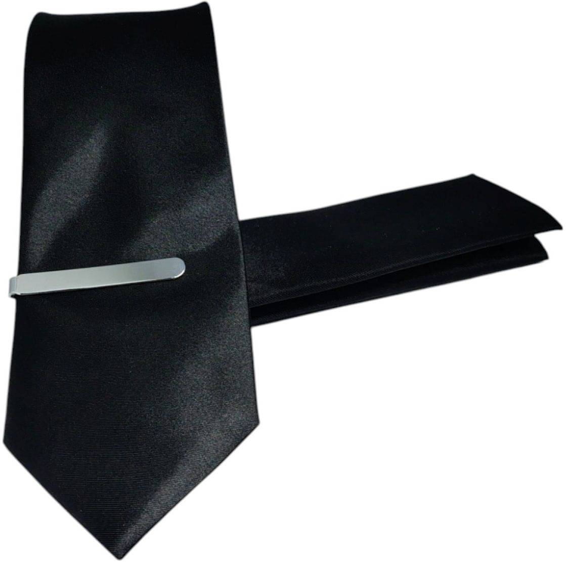     			ZITTI Black Plain Silk Combo