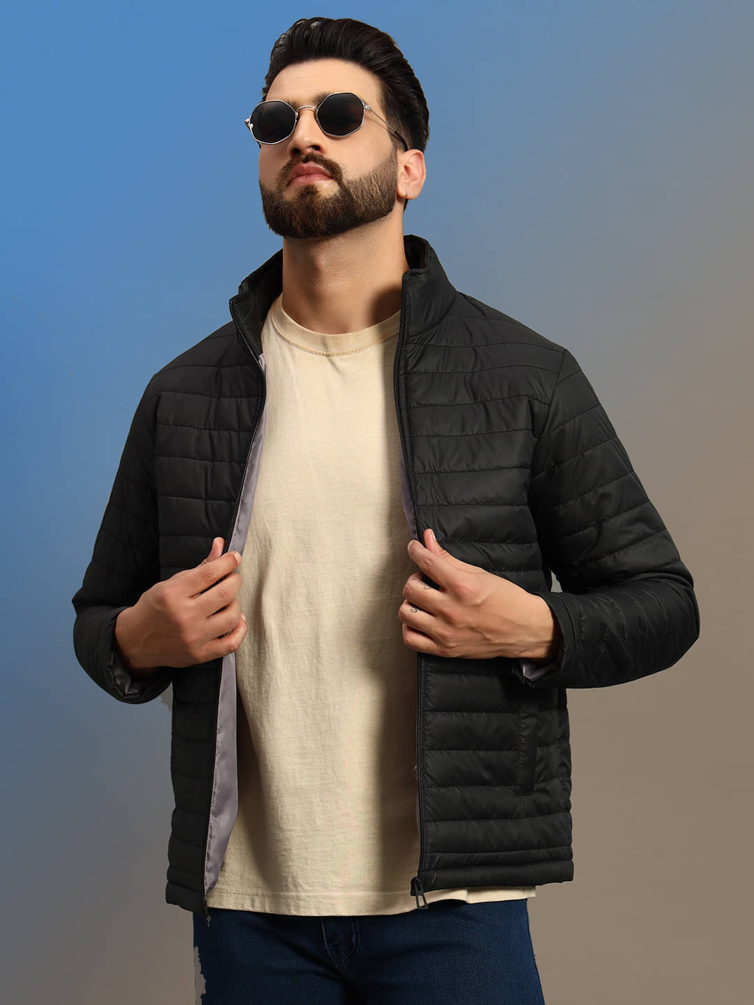 renuovo Polyester Men's Puffer Jacket - Black ( Pack of 1 ) renuovo Polyester Men's Puffer Jacket - Black ( Pack of 1 )