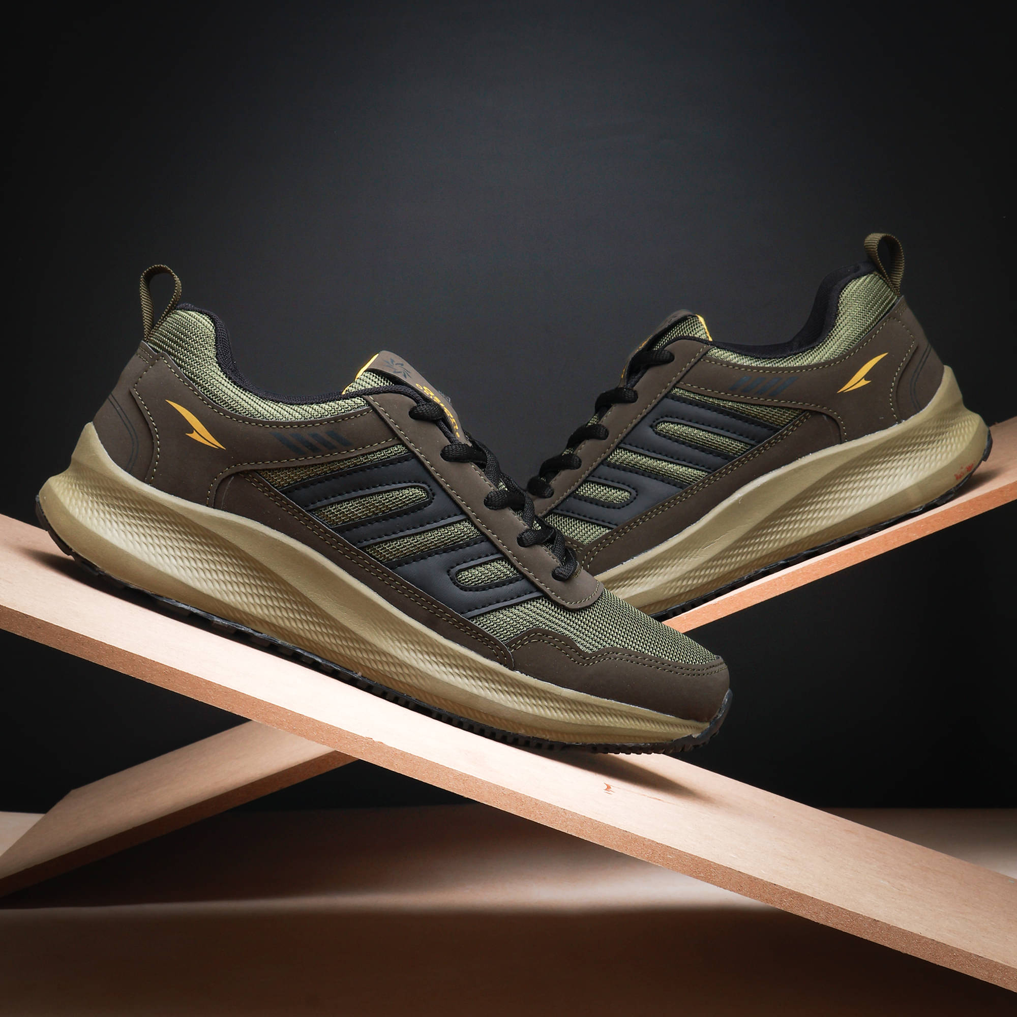 ASIAN BOSS-32 Olive Men's Sports Running Shoes ASIAN BOSS-32 Olive Men's Sports Running Shoes