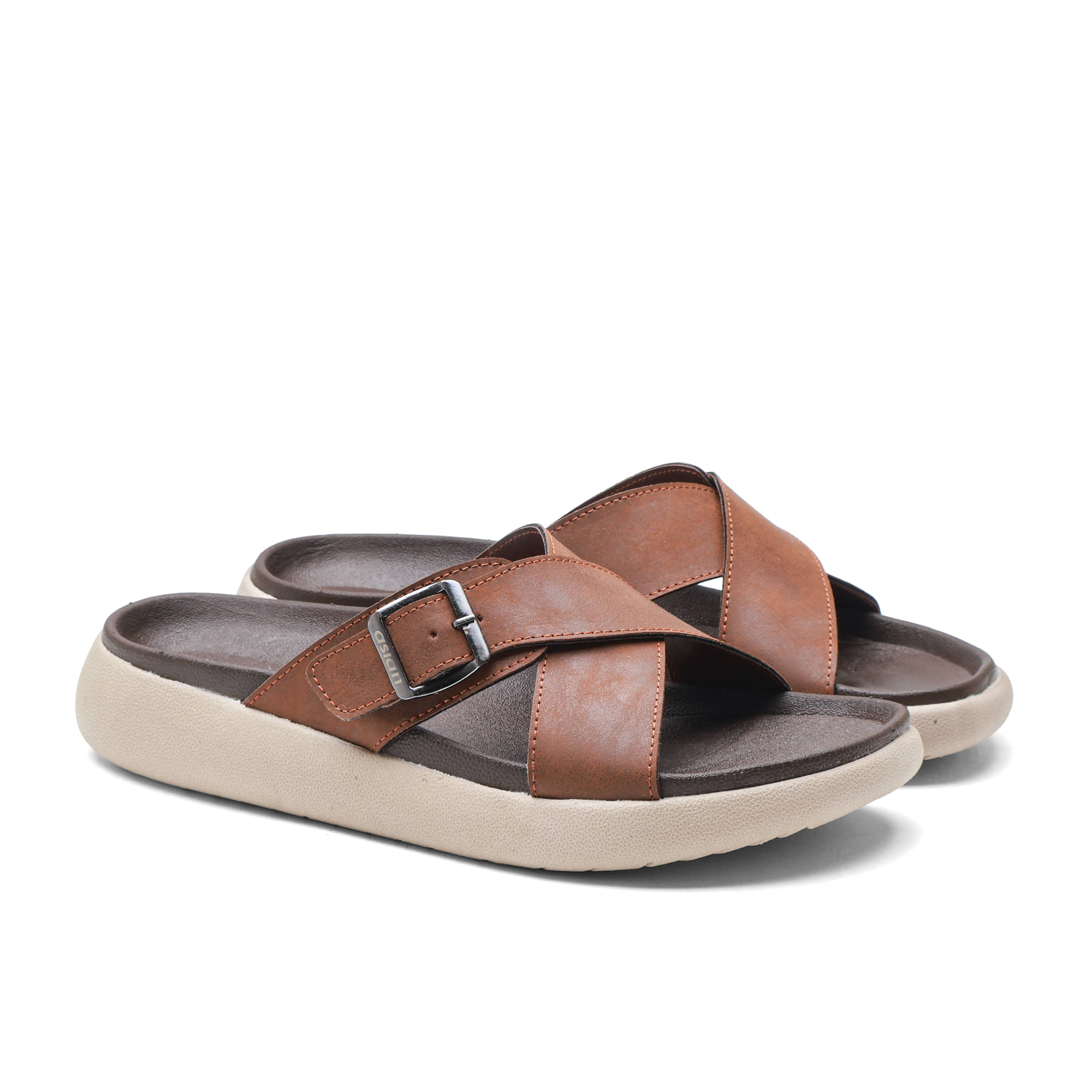     			ASIAN Tan Men's Thong Flip Flop