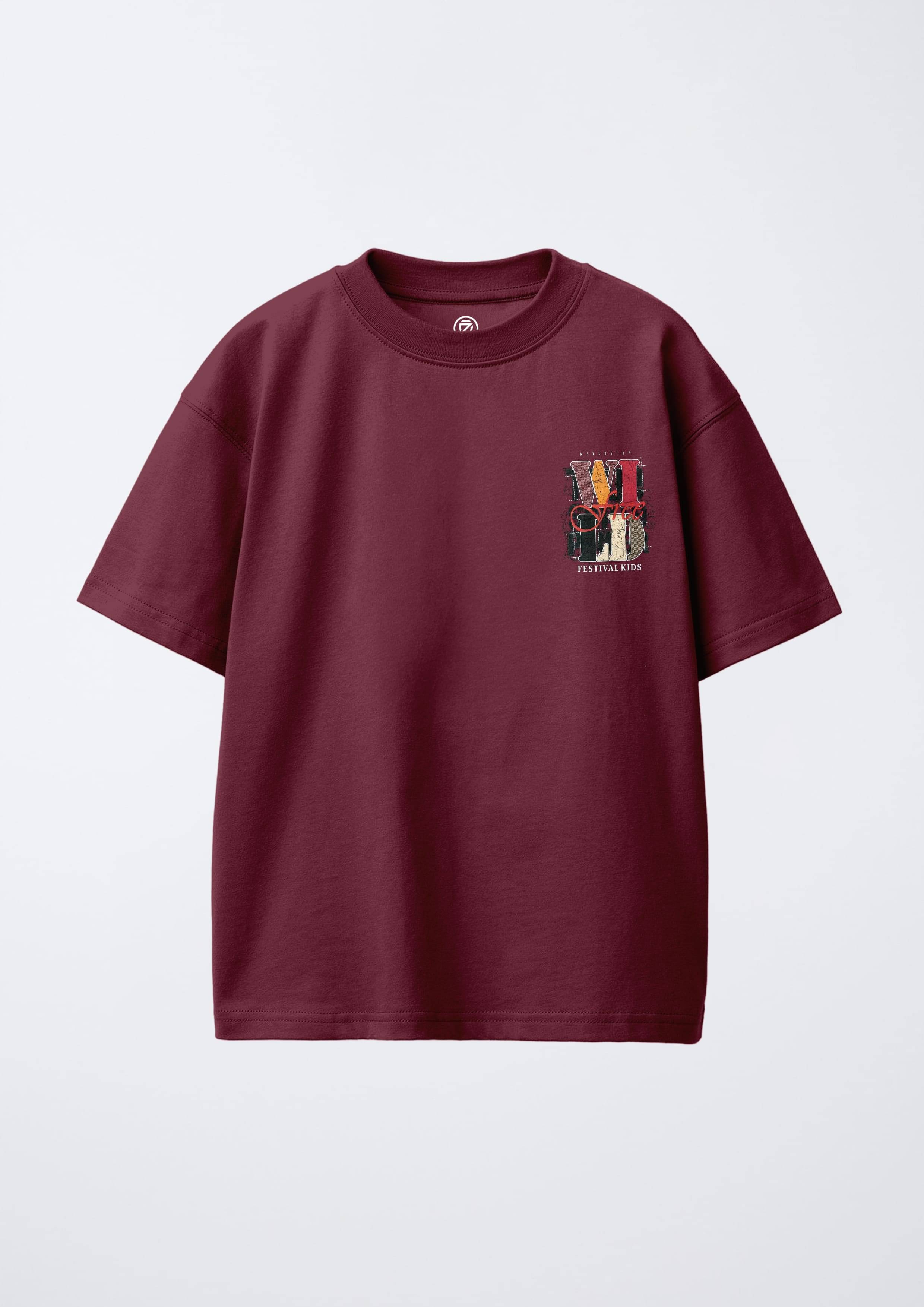     			CODEZ Pack of 1 Boys Cotton Blend T-Shirt ( Red )