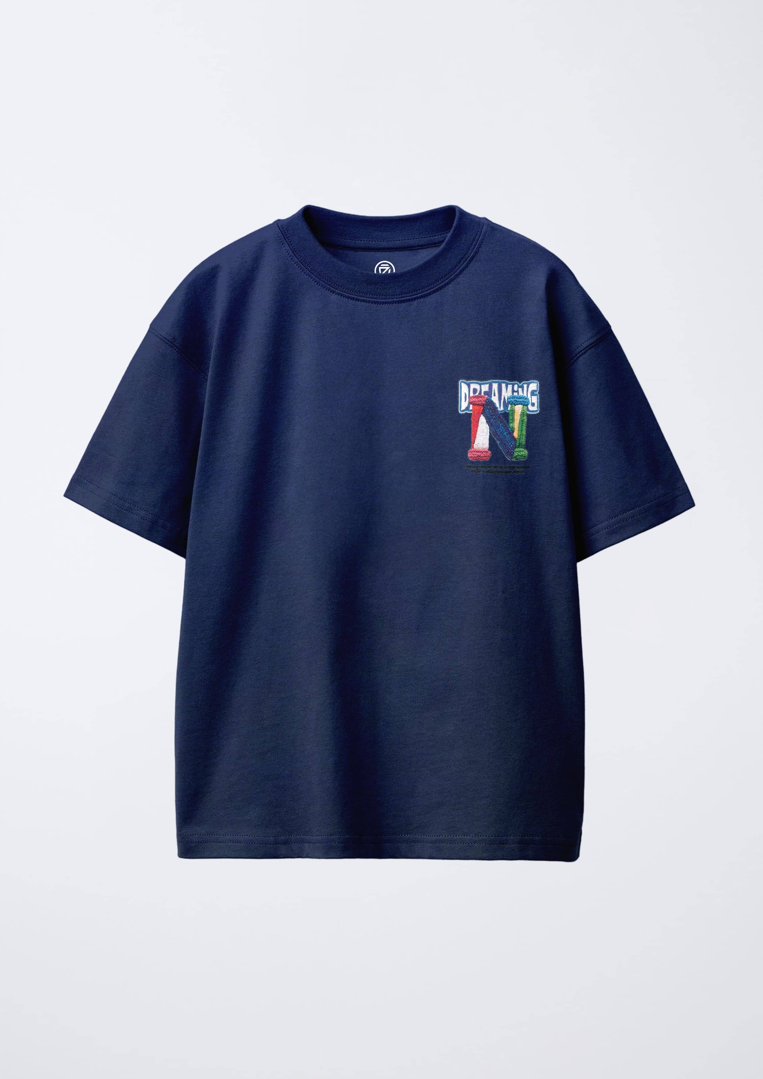     			CODEZ Pack of 1 Boys Cotton Blend T-Shirt ( Navy )