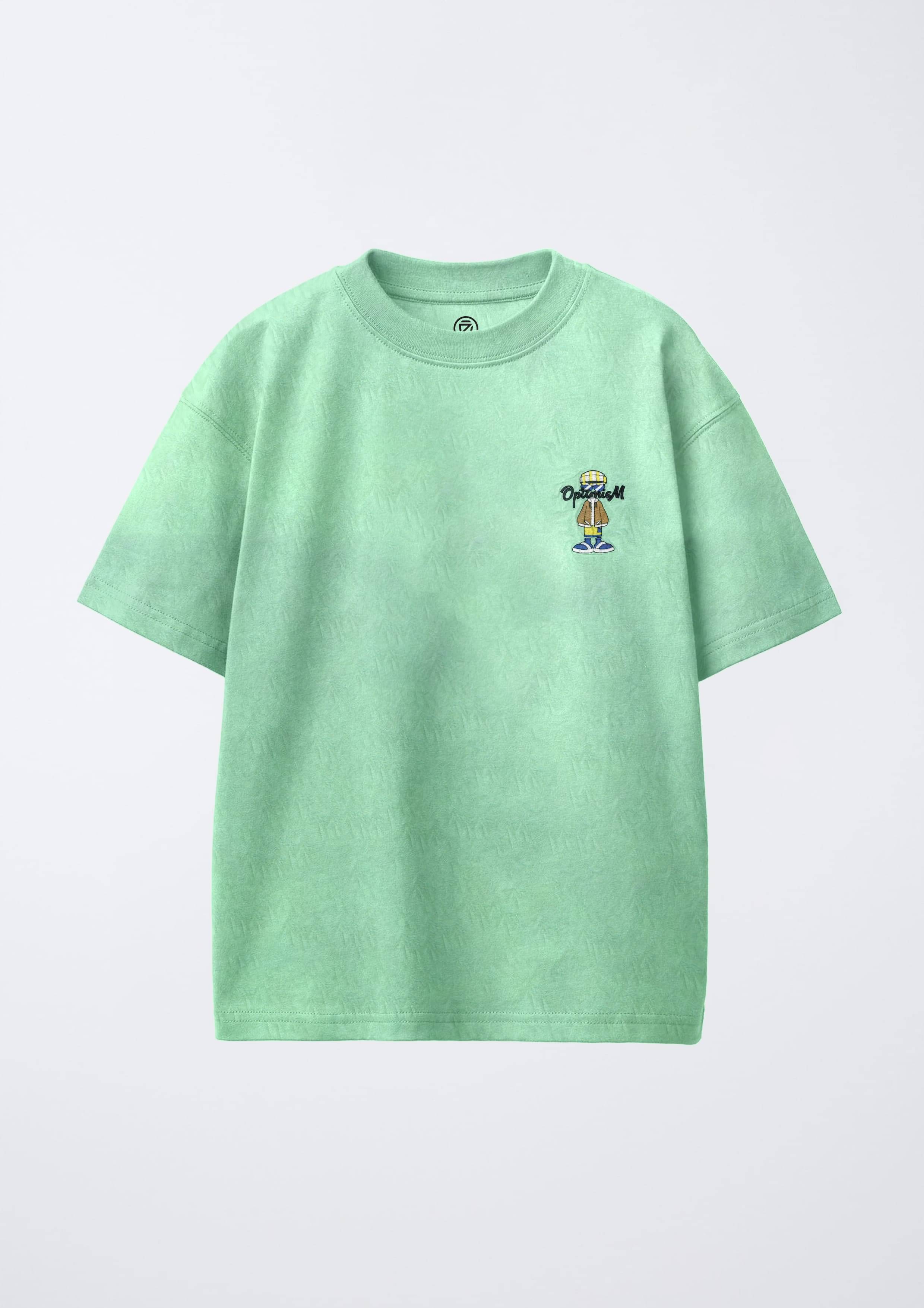     			CODEZ Pack of 1 Boys Cotton Blend T-Shirt ( Mint )