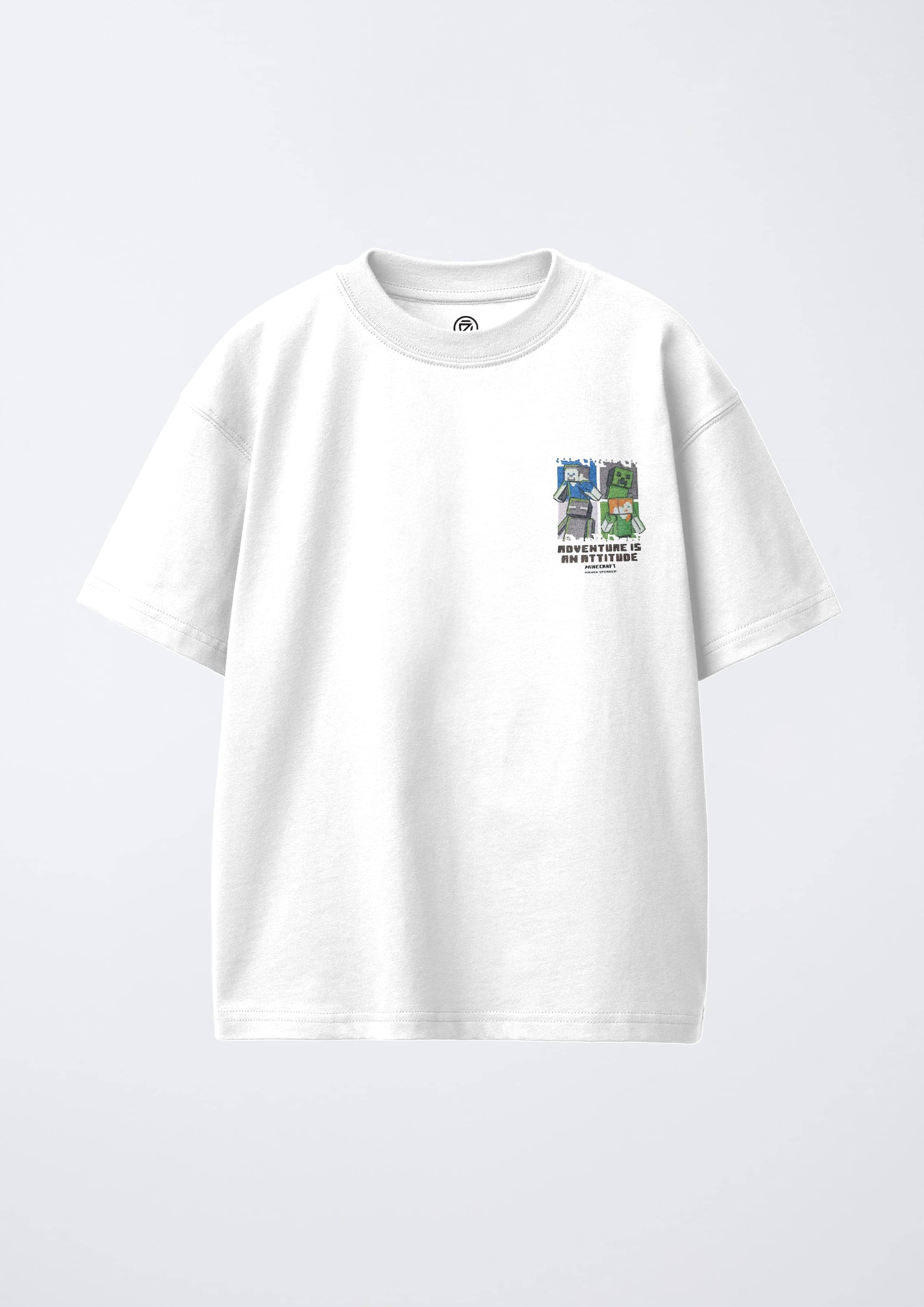     			CODEZ Pack of 1 Boys Cotton Blend T-Shirt ( White )
