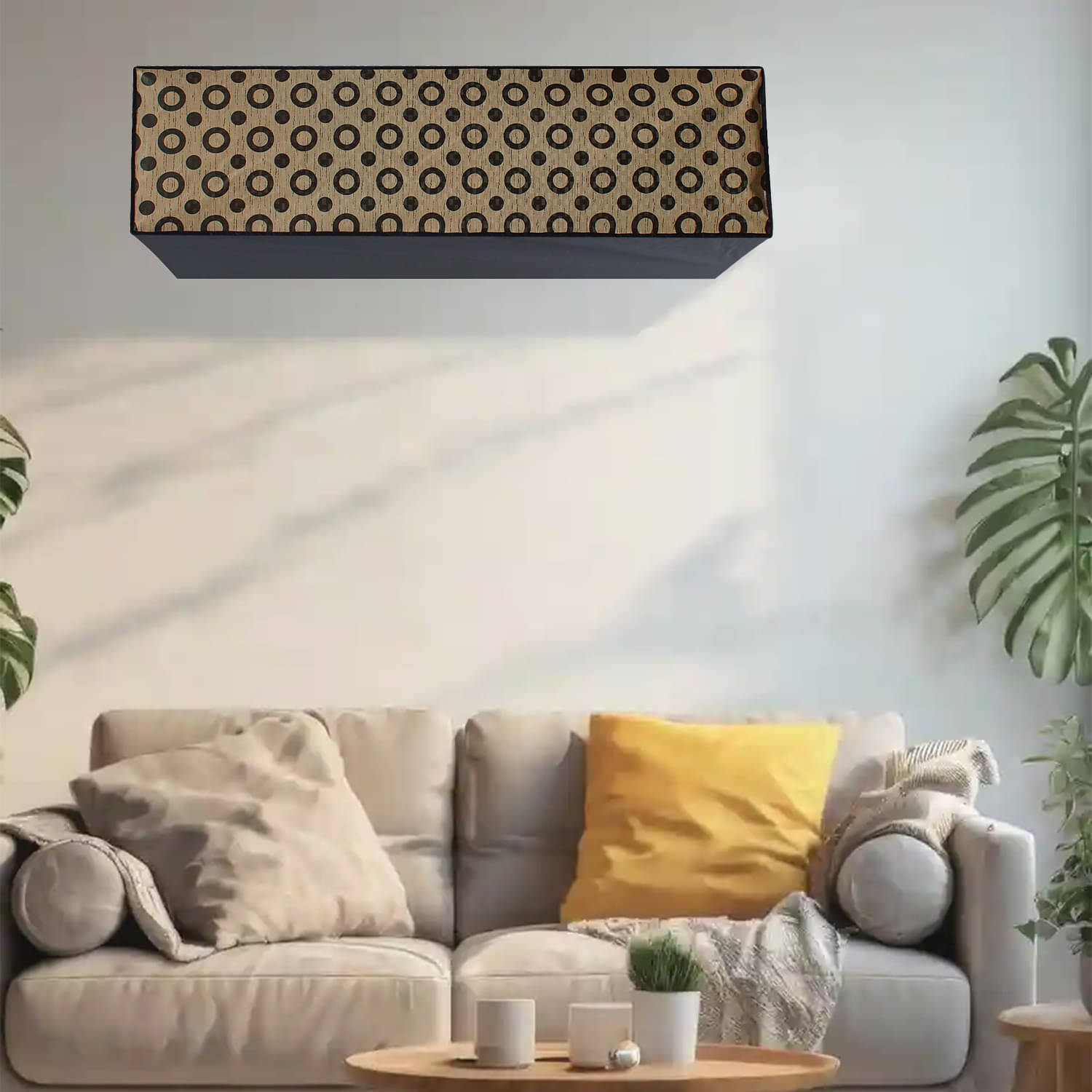 Dream Care Single PVC Beige AC Cover for 1.5 Ton Split AC     			Dream Care Single PVC Beige AC Cover for 1.5 Ton Split AC