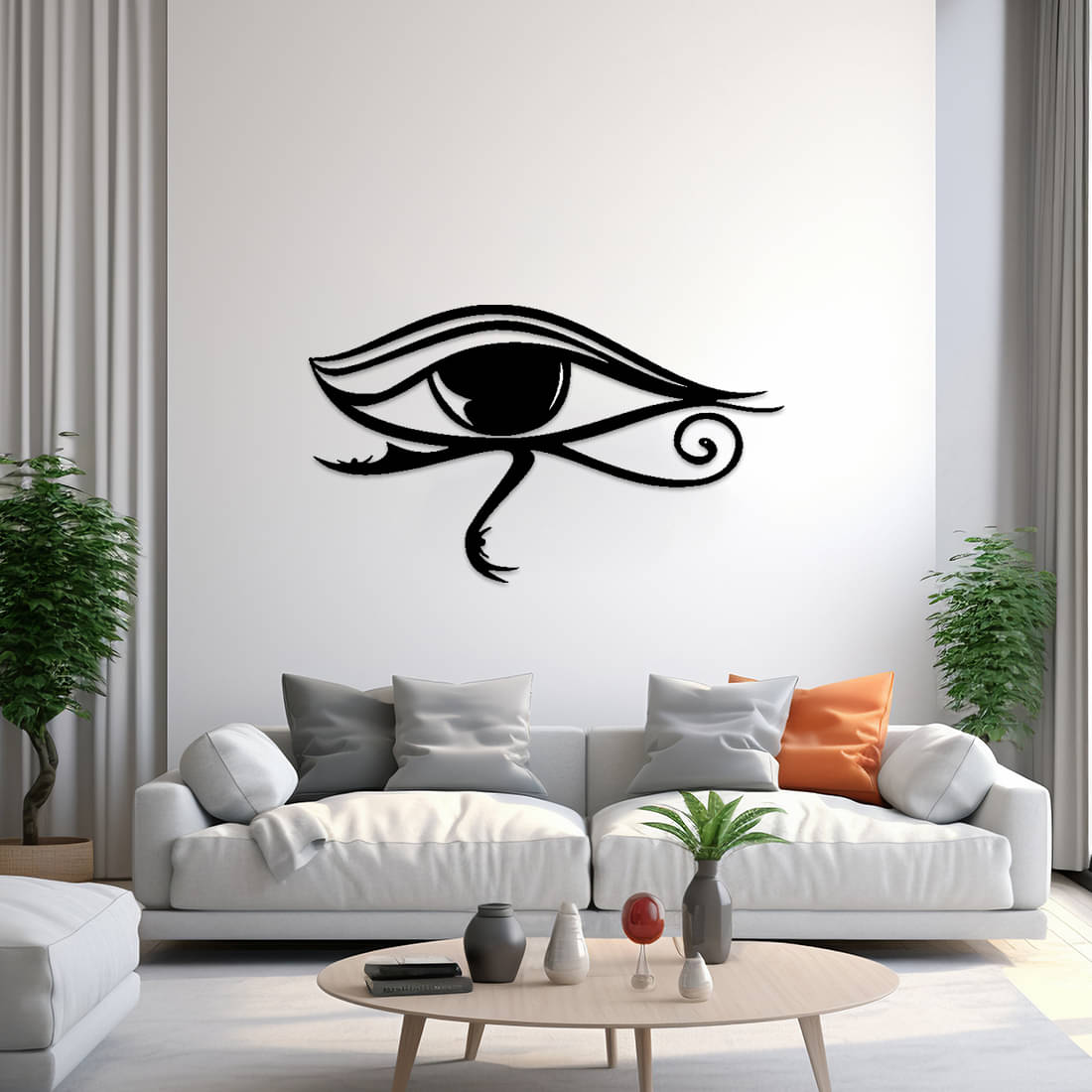     			Ikshaam Sarees Black Wood Party Decor