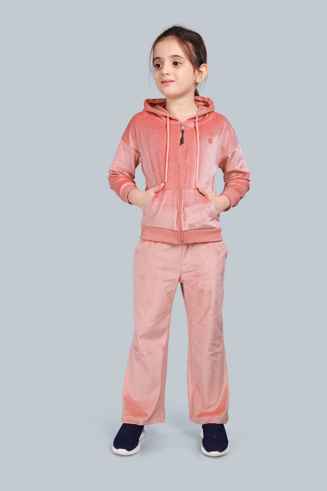     			PLUM TREE Pack of 1 Girls Polyester Cargos ( Peach )