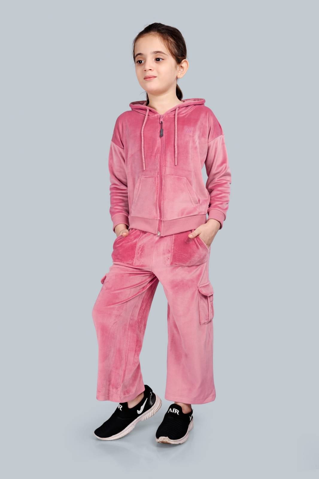     			PLUM TREE Pack of 1 Girls Polyester Cargos ( Pink )