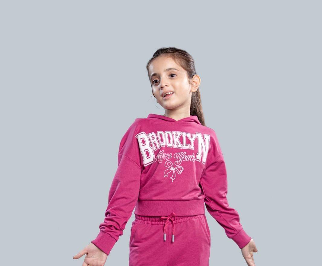     			PLUM TREE Pack of 1 Girls Cotton Sweatshirt ( Magenta )