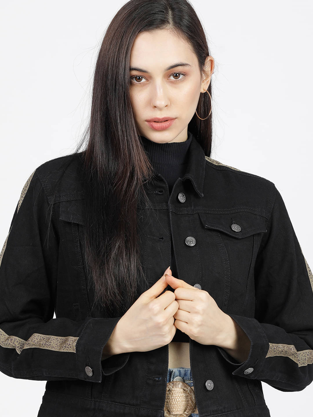 Tokyo Talkies - Cotton Black Denim Jacket Tokyo Talkies - Cotton Black Denim Jacket