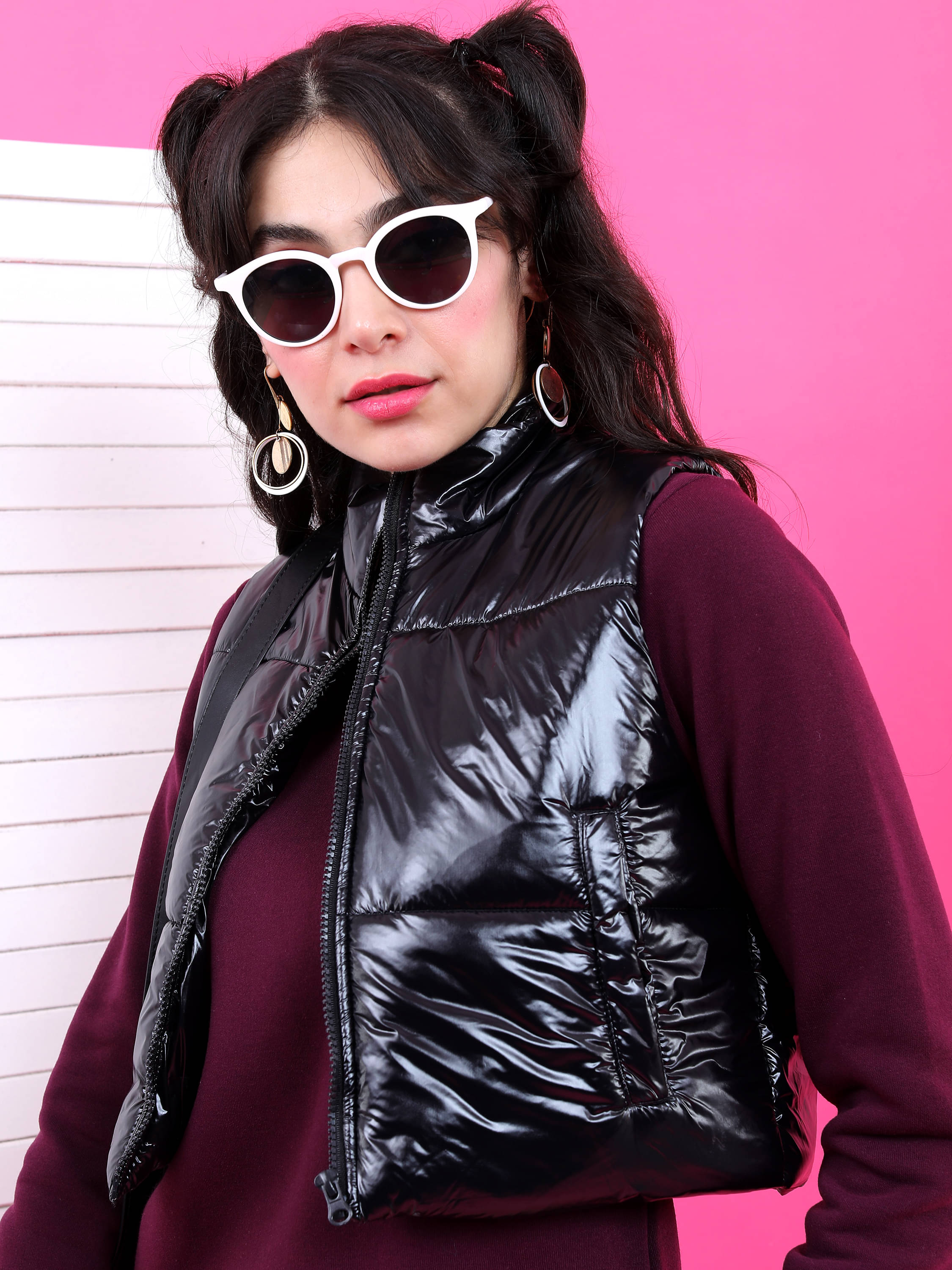     			Tokyo Talkies - Nylon Black Puffer