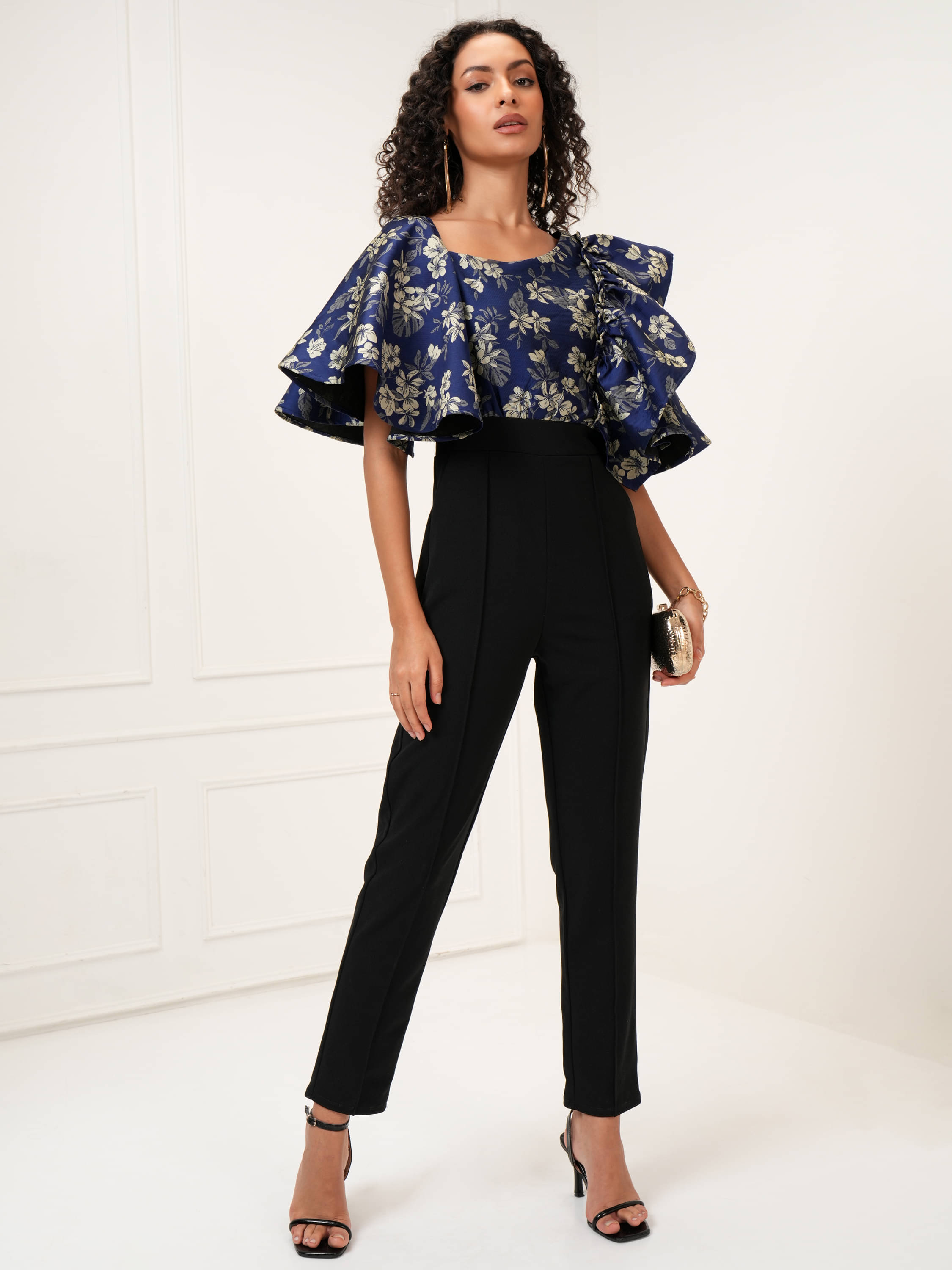 Tokyo Talkies Women Printed Polyester Jumpsuit ( Multicolor )     			Tokyo Talkies Women Printed Polyester Jumpsuit ( Multicolor )