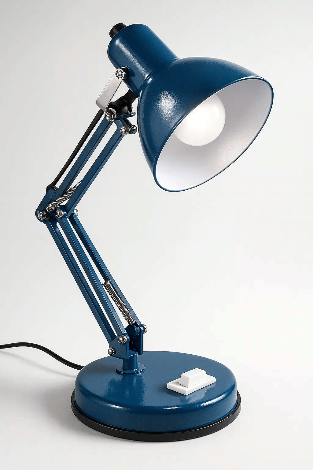 ZESTRUM Blue Industrial Table Lamp ( Pack of 1 )