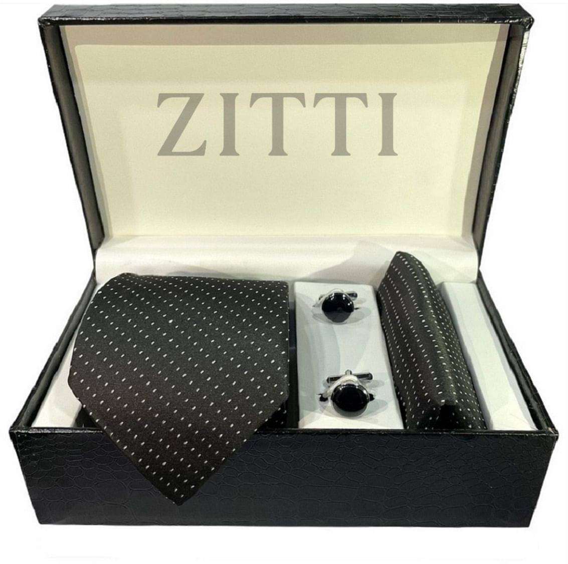 ZITTI Black Polka Dots Silk Combo ZITTI Black Polka Dots Silk Combo