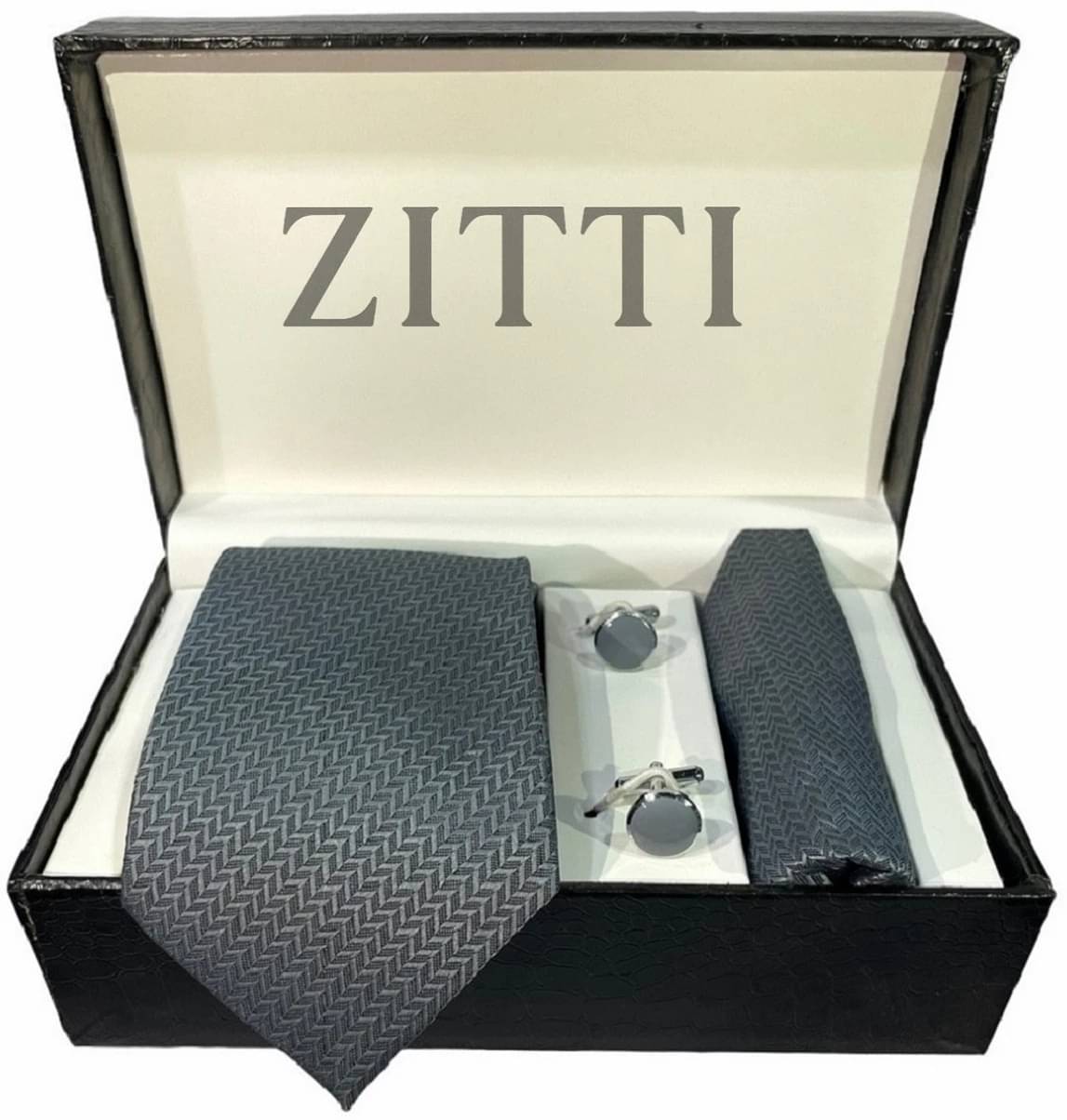 ZITTI Gray Abstract Silk Combo ZITTI Gray Abstract Silk Combo