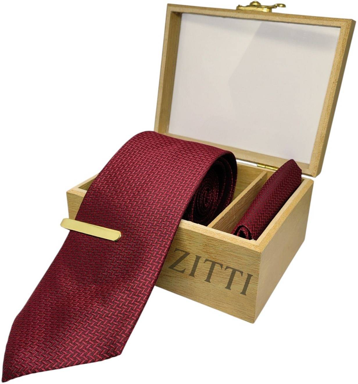 ZITTI Maroon Abstract Silk Combo     			ZITTI Maroon Abstract Silk Combo