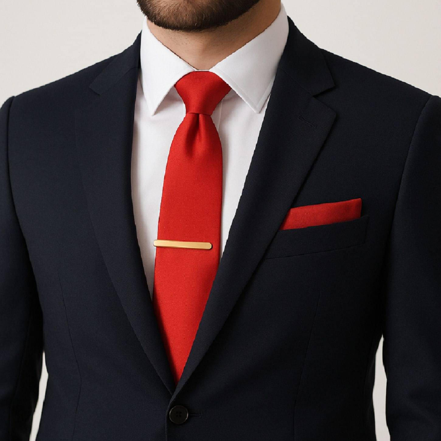 ZITTI Red Plain Silk Combo ZITTI Red Plain Silk Combo