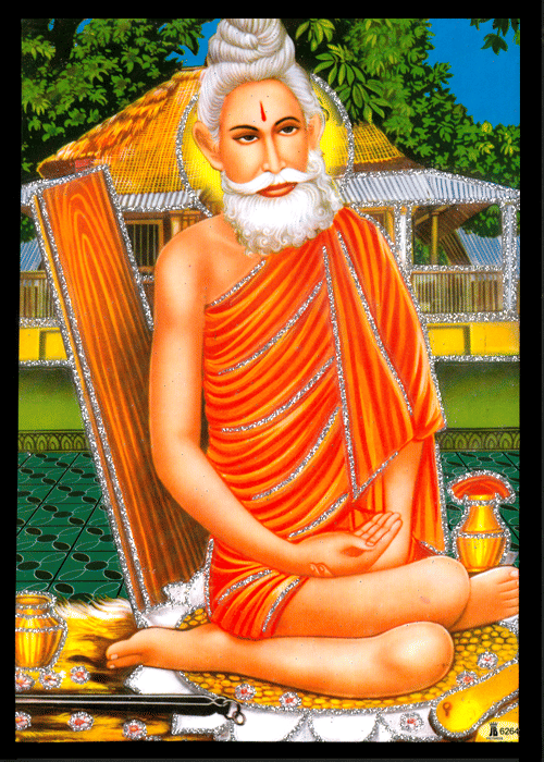     			BABA LOKENATH Sparkled Laminated Photo 8 (Width) x 11 (Length) inch on Wooden Base With Back Support & Wall Hanging Mount