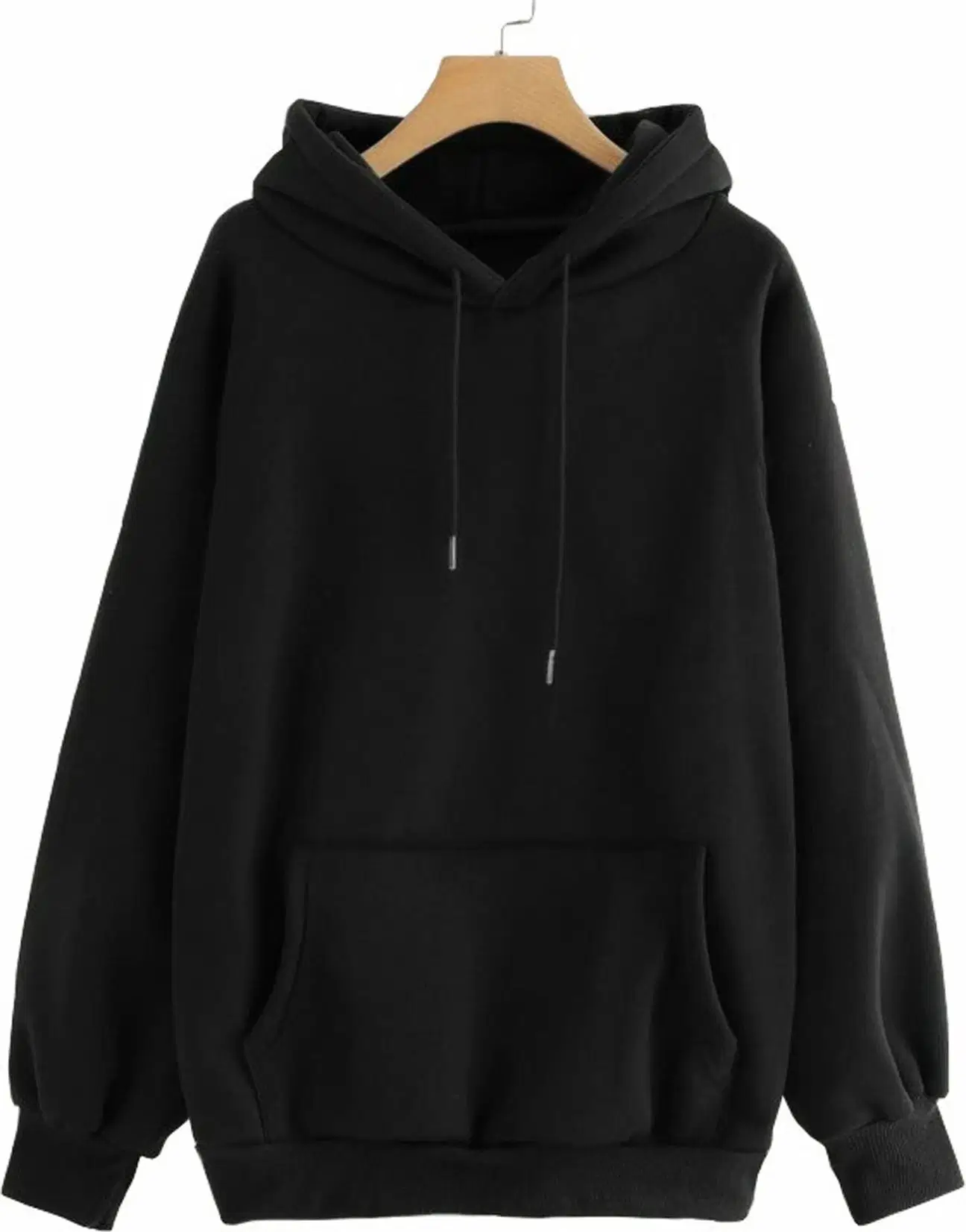     			Being Wanted Cotton Hooded Men's Sweatshirt - Black ( Pack of 1 )