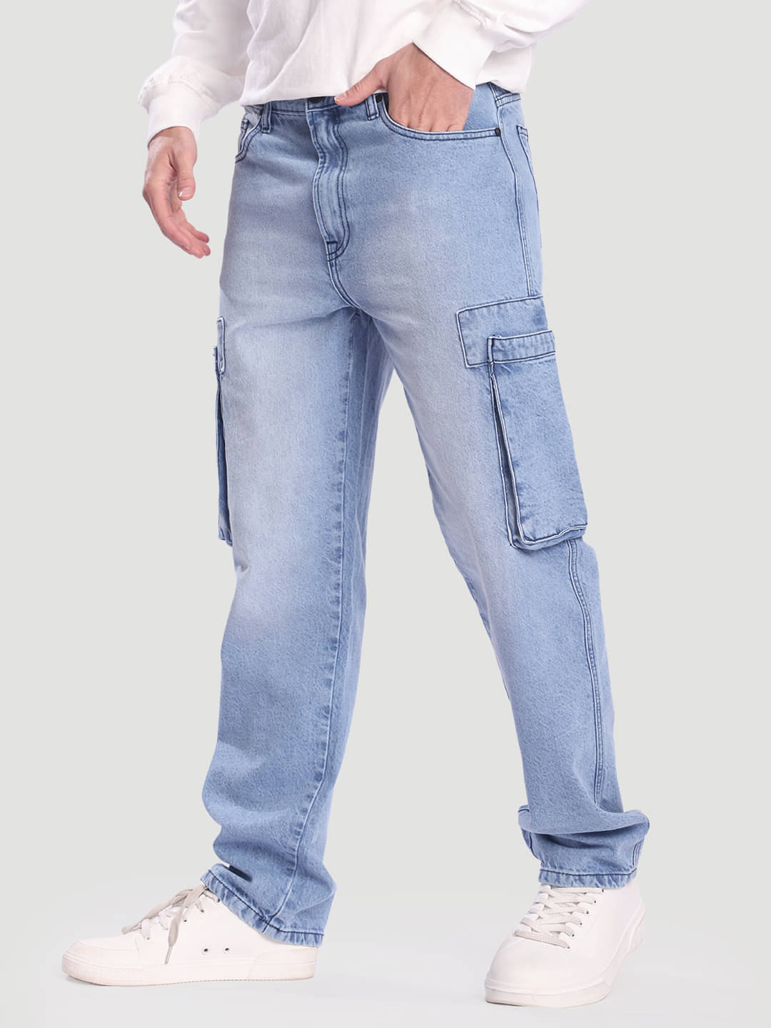     			Bene Kleed Straight Clean Look Men's Jeans - Blue ( Pack of 1 )