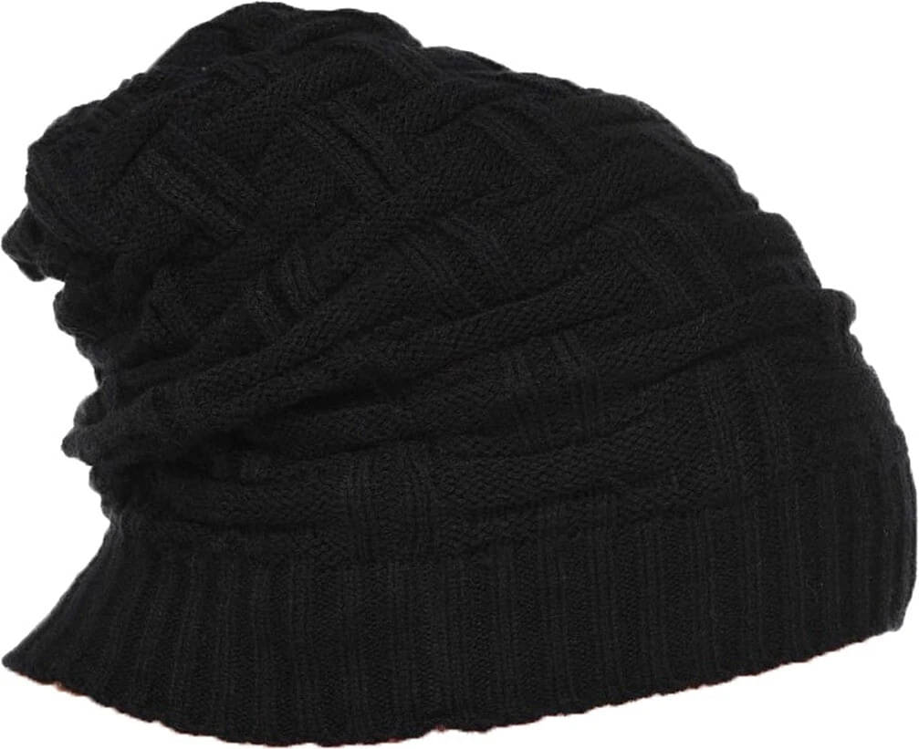     			Bolax Black Woollen Women's Cap ( Pack of 1 )