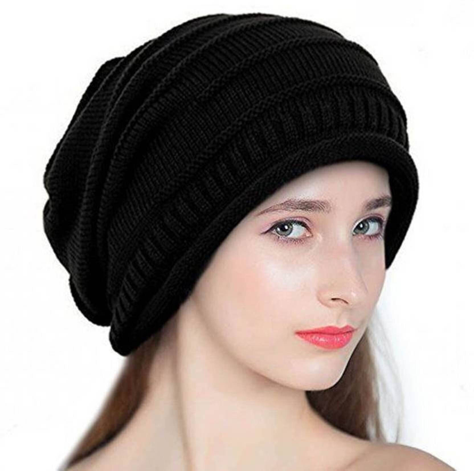 Bolax Black Woollen Women's Cap ( Pack of 1 ) Bolax Black Woollen Women's Cap ( Pack of 1 )