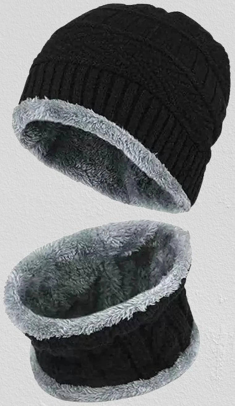     			Bolax Black Woollen Women's Cap ( Pack of 1 )