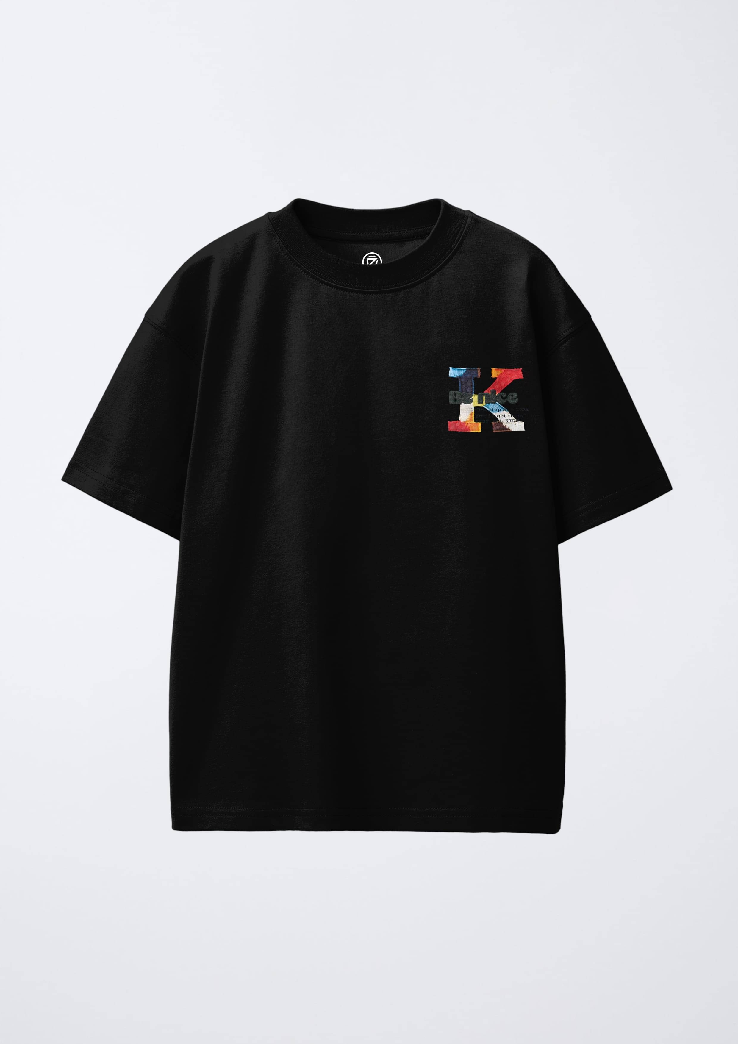     			CODEZ Pack of 1 Boys Cotton Blend T-Shirt ( Black )
