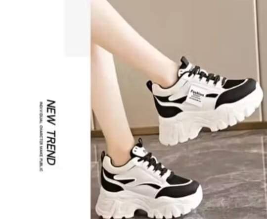     			Densu Black Women's Sneakers