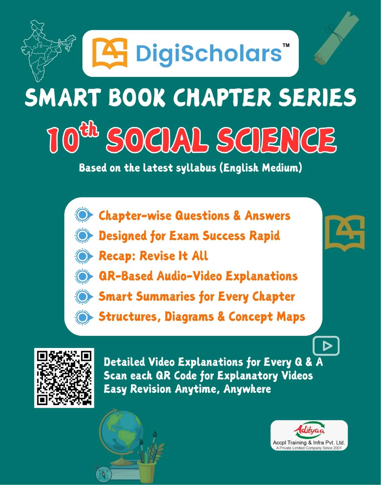     			DigiScholars Class 10 Smart Book Chapter Series Social Science
