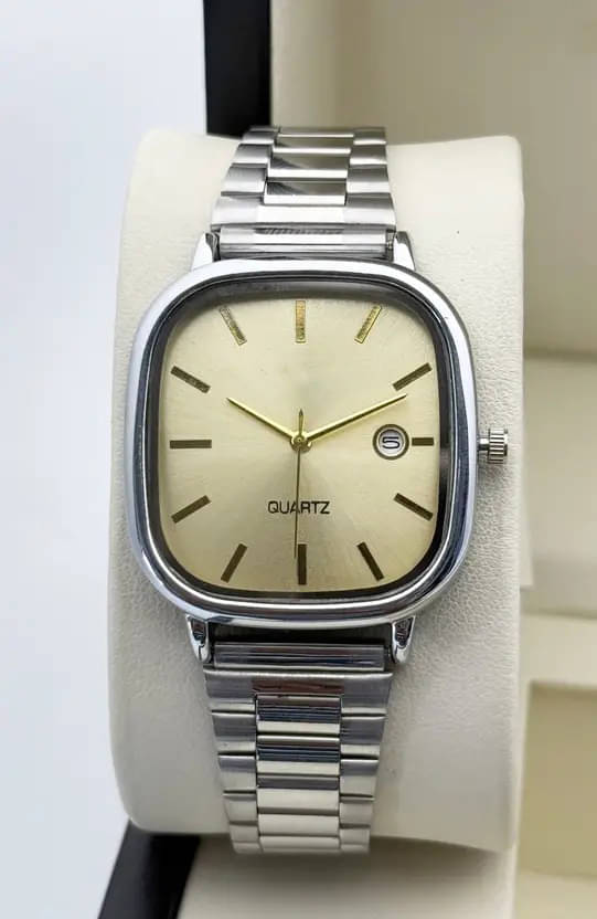     			EEWHI Silver Stainless Steel Analog Men's Watch