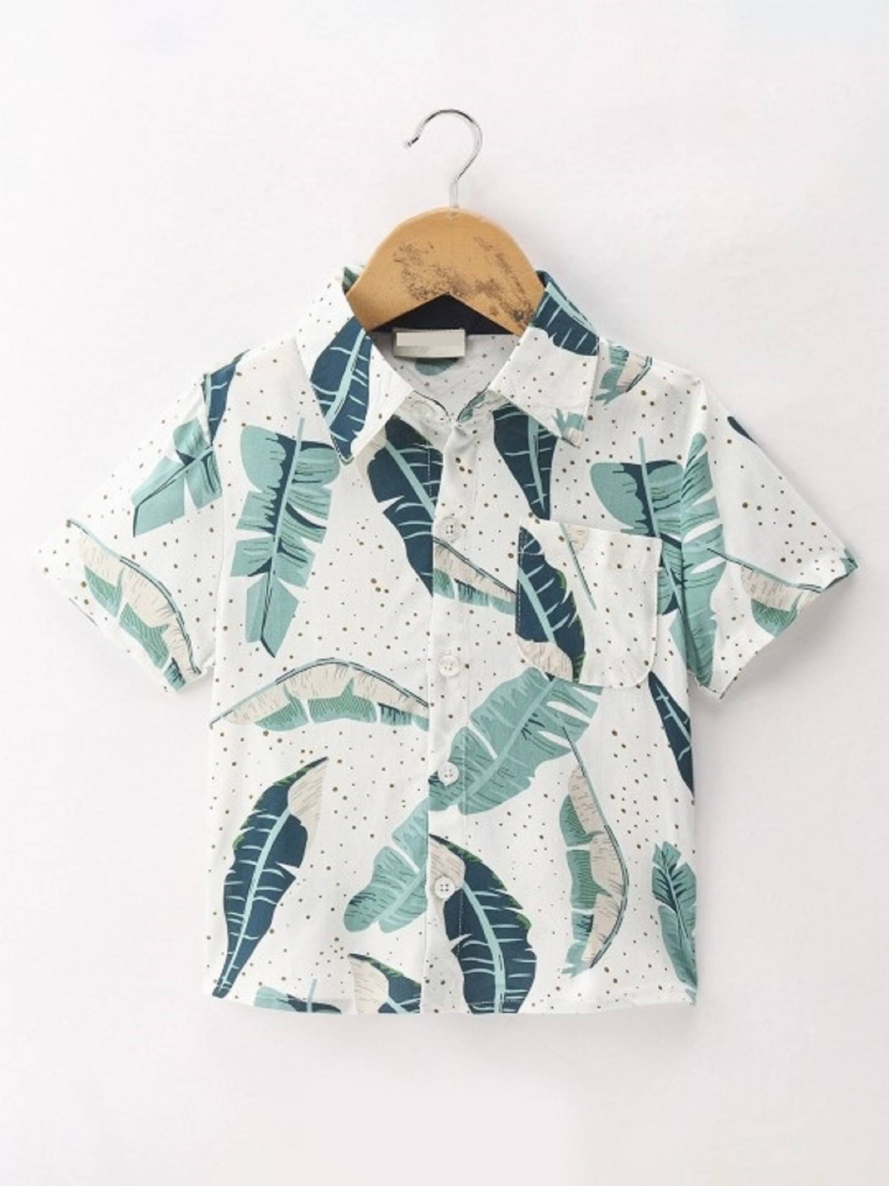     			Flairakart Pack of 1 Boys 100% Cotton Half Sleeves Shirt ( Light Green )