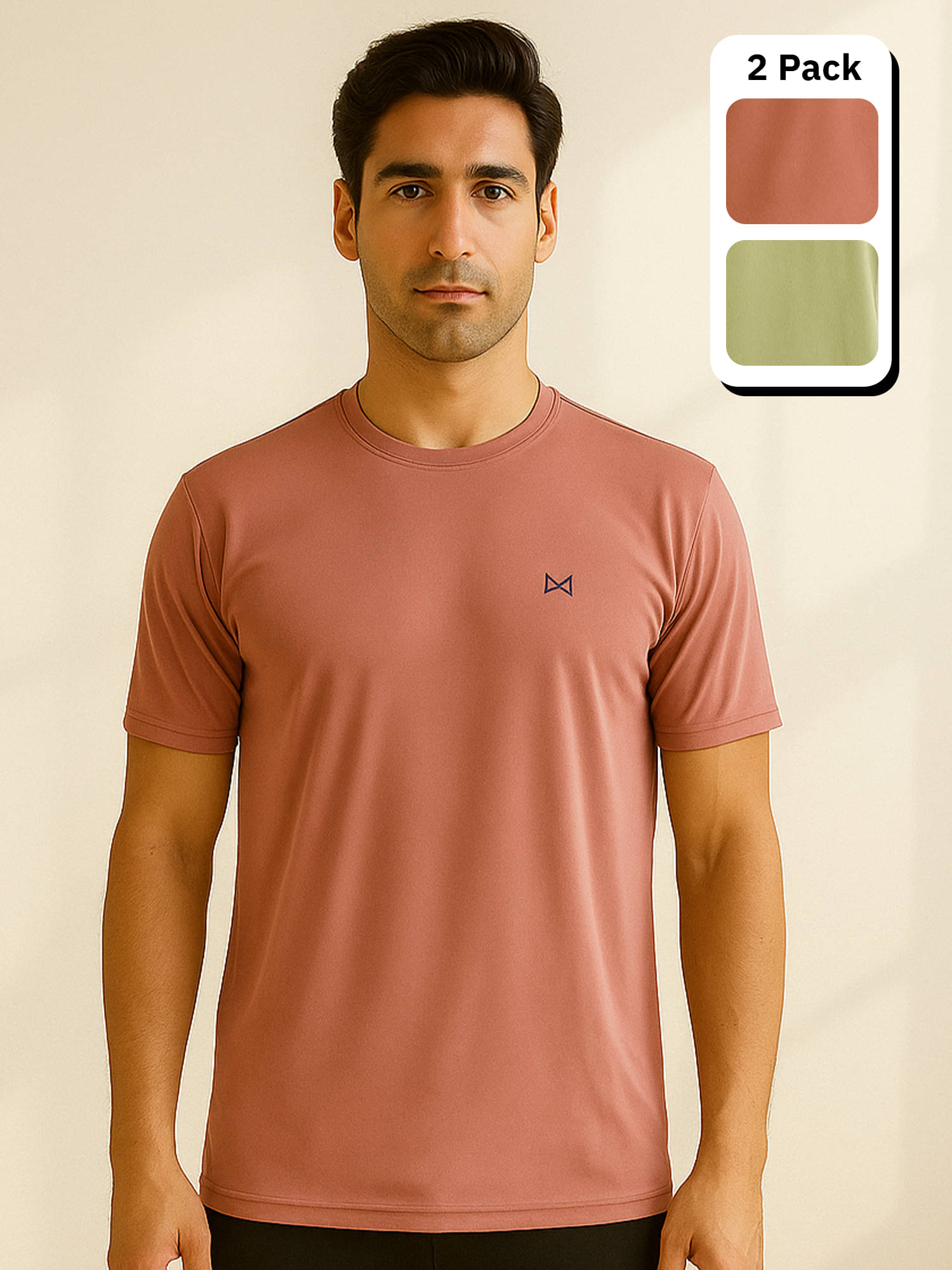 Force NXT Multicolor Polyester Regular Fit Men's Sports T-Shirt ( Pack of 2 ) Force NXT Multicolor Polyester Regular Fit Men's Sports T-Shirt ( Pack of 2 )
