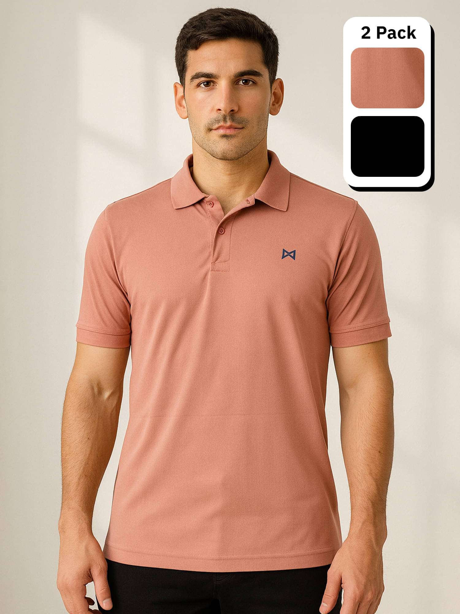 Force NXT Multicolor Polyester Regular Fit Men's Sports Polo T-Shirt ( Pack of 2 ) Force NXT Multicolor Polyester Regular Fit Men's Sports Polo T-Shirt ( Pack of 2 )