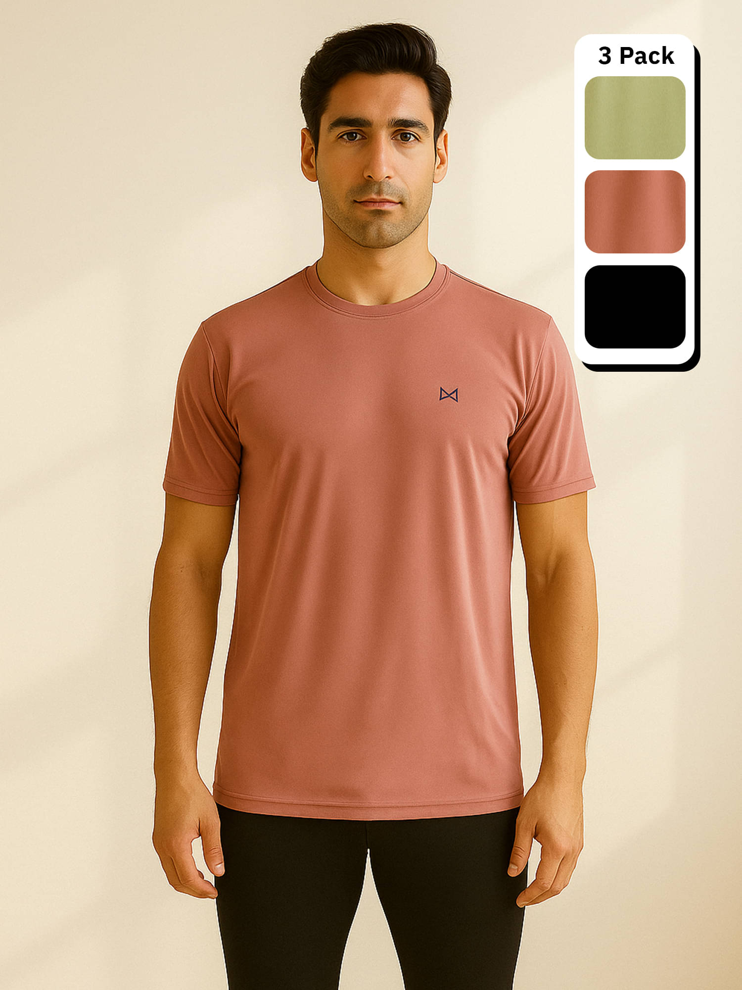 Force NXT Multicolor Polyester Regular Fit Men's Sports T-Shirt ( Pack of 3 ) Force NXT Multicolor Polyester Regular Fit Men's Sports T-Shirt ( Pack of 3 )